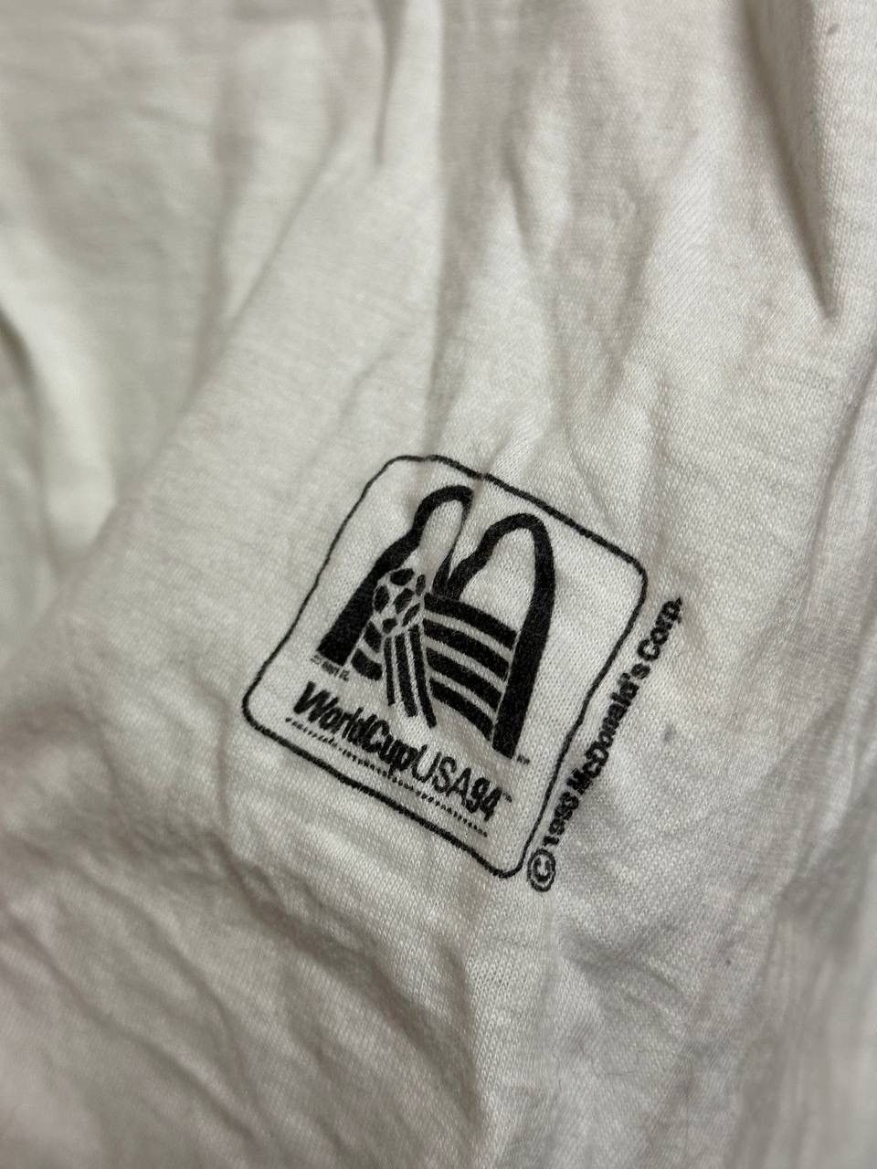 Vintage Vintage 1993 Squad 94 World Cup USA McDonalds Tee 90s Olympi Size US XL / EU 56 / 4 - 4 Thumbnail