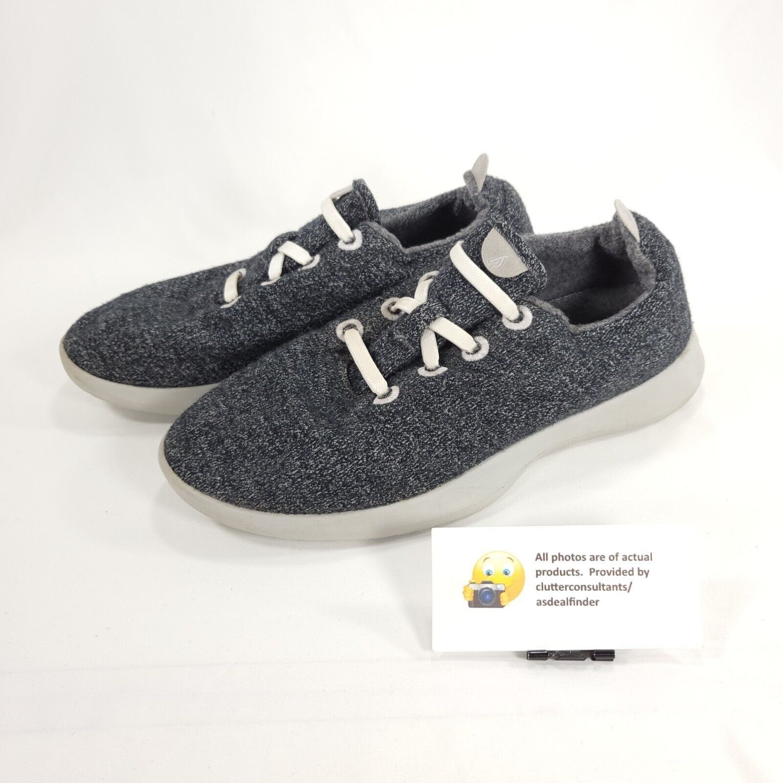 Allbirds Allbirds Wool Runner Athletic Shoe Womens Size 9 Gray White Size US 9 / IT 39 - 1 Thumbnail