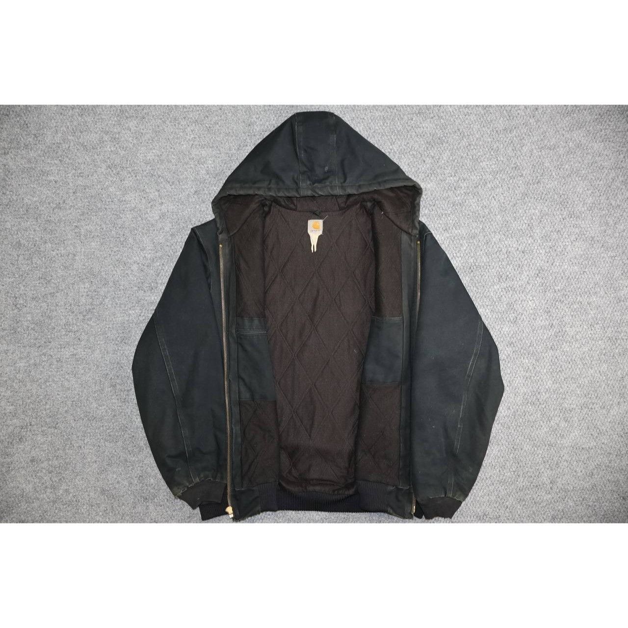 Carhartt Vintage Carhartt J130 Black Duck Quilted Flannel Lined Size US XXL / EU 58 / 5 - 3 Thumbnail