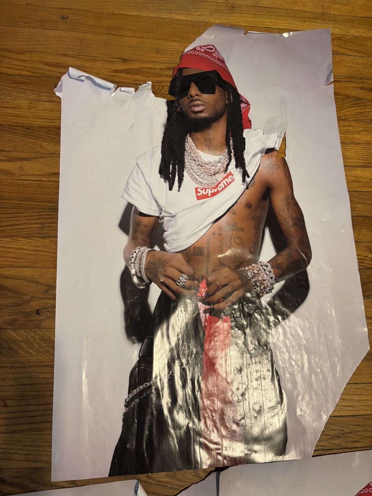 Supreme Three Playboi Carti Supreme Posters Size ONE SIZE - 4 Thumbnail