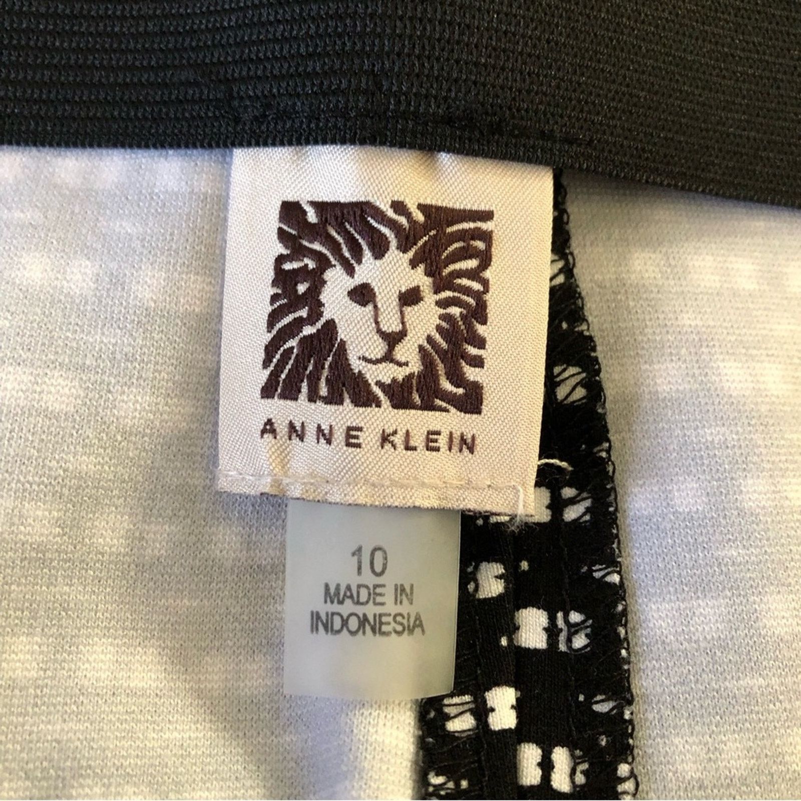 Anne Klein Anne Klein black and white pattern skirt 10 Size 32" / US 10 / IT 46 - 5 Thumbnail