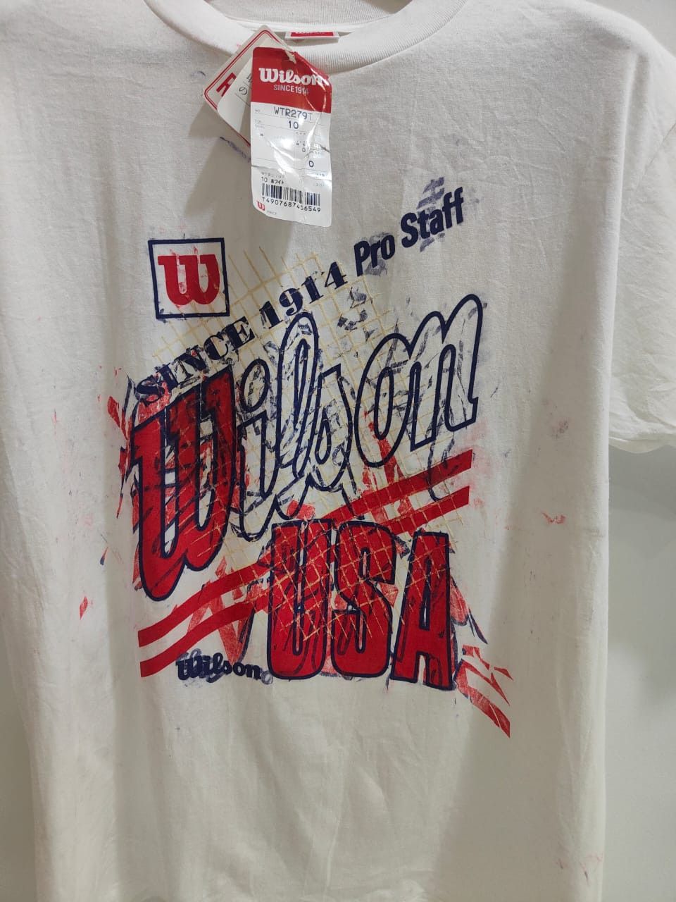 Vintage NOS vintaGE wilson pro staff usa shirt single MADE IN JAPAN Size US L / EU 52-54 / 3 - 10 Thumbnail