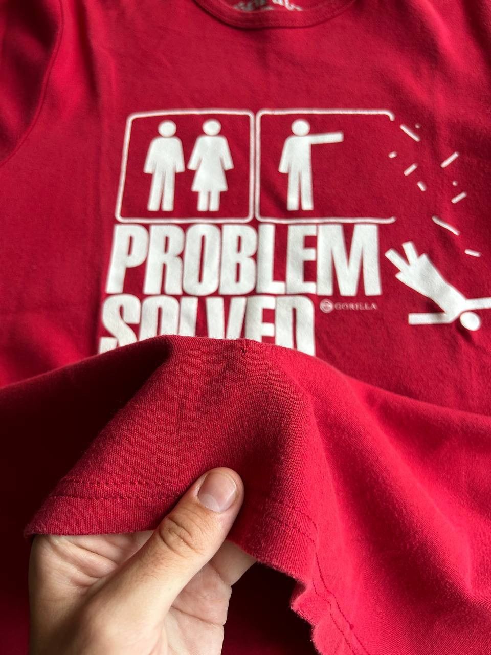Vintage Vintage Problem Solved Women’s T-shirt Y2K Style Size L / US 10 / IT 46 - 6 Thumbnail