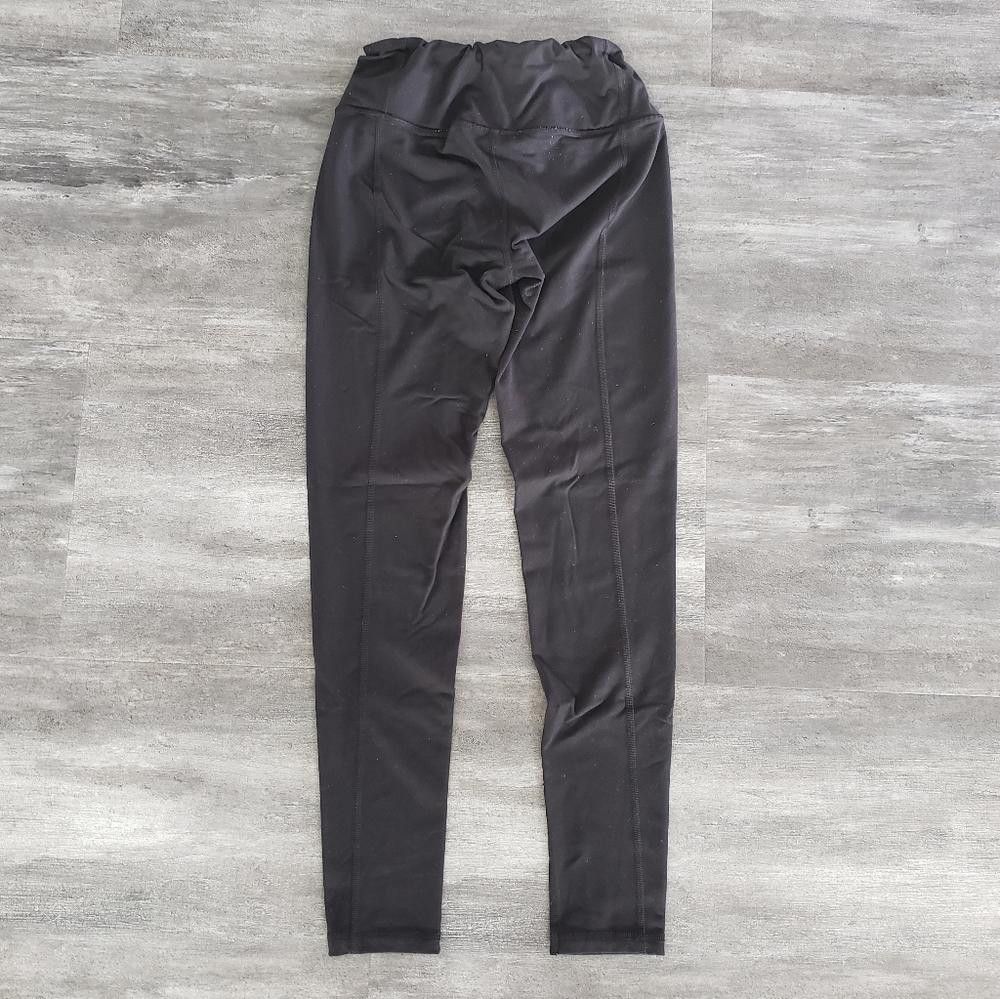 Designer Black High Waisted Victoria Sport Knockout Legging Size 28" / US 6 / IT 42 - 2 Thumbnail