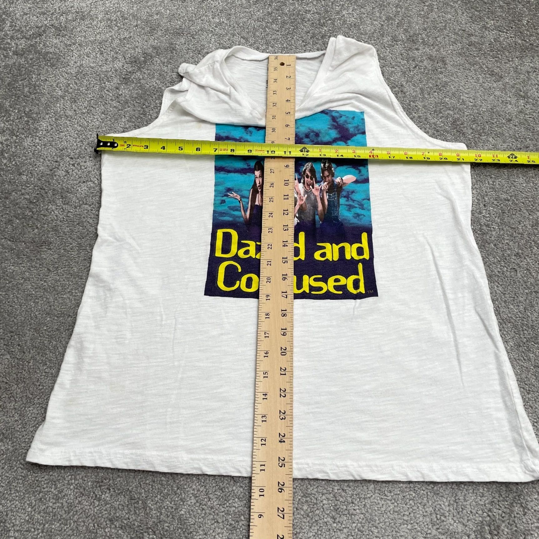 Vintage Dazed And Confused 70's Vintage Tank Top Womens 2XL White Graphic Casual Movie Tank Womens 2XL White 70s Dazed And Confused Size XXL / US 16-18 / IT 52-54 - 7 Thumbnail