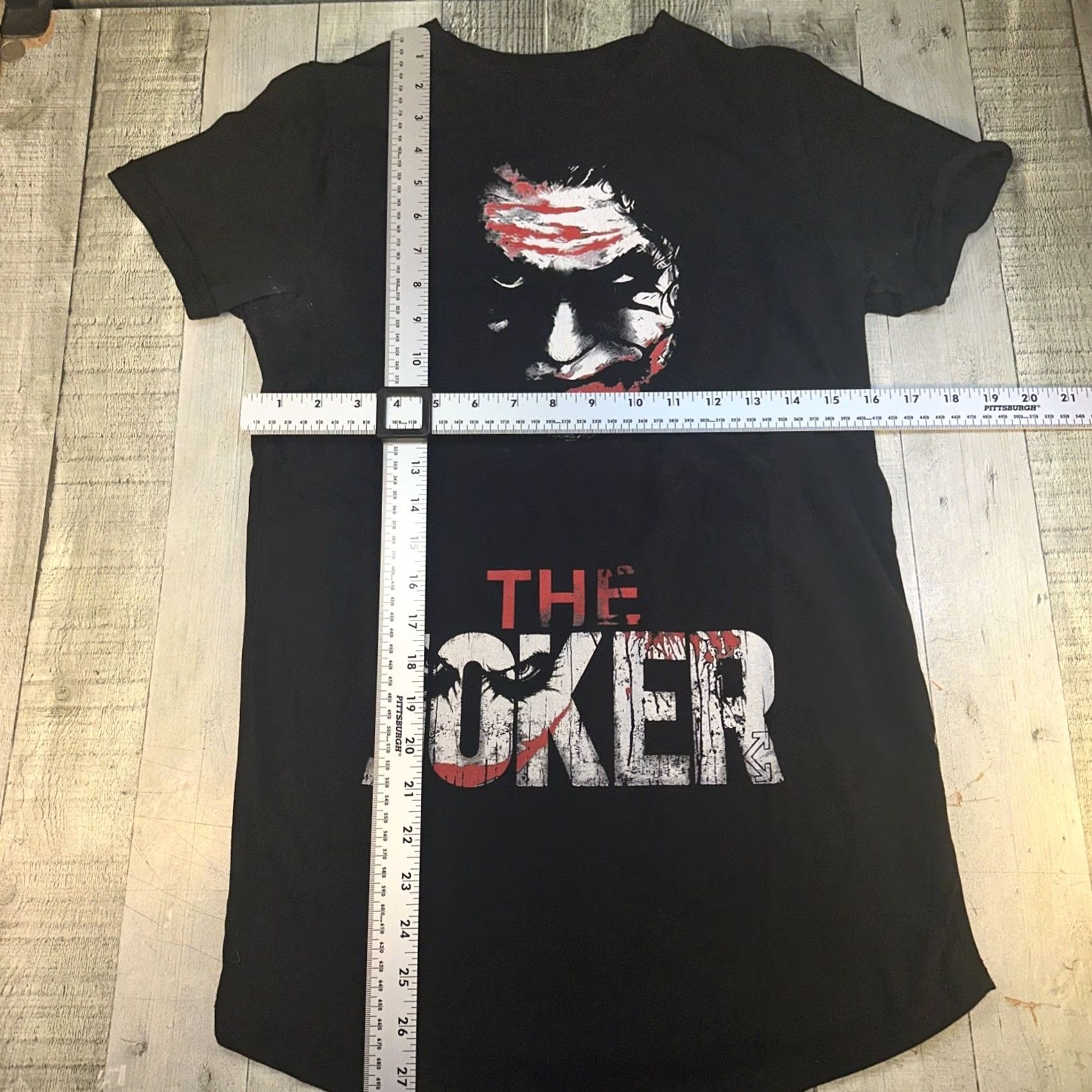 Logo 7 The Joker Graphic T-Shirt Sz S Supreem Batman Villain Face Logo Tee Black Mens Small Size US S / EU 44-46 / 1 - 3 Thumbnail