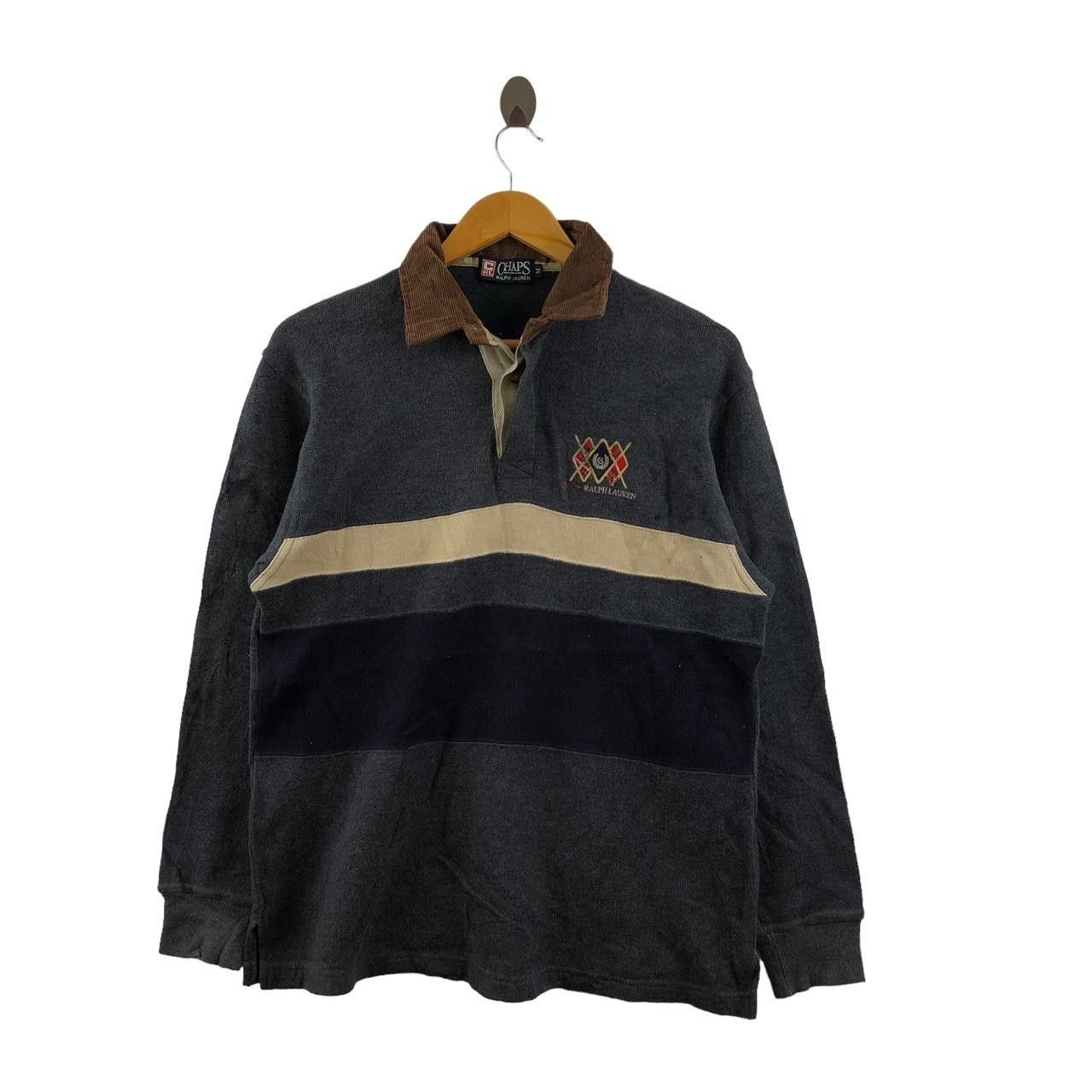 Chaps Ralph Lauren Vintage CHAPS RALPH LAUREN Crest Logo Polo Tee Shirt Size US M / EU 48-50 / 2 - 1 Thumbnail