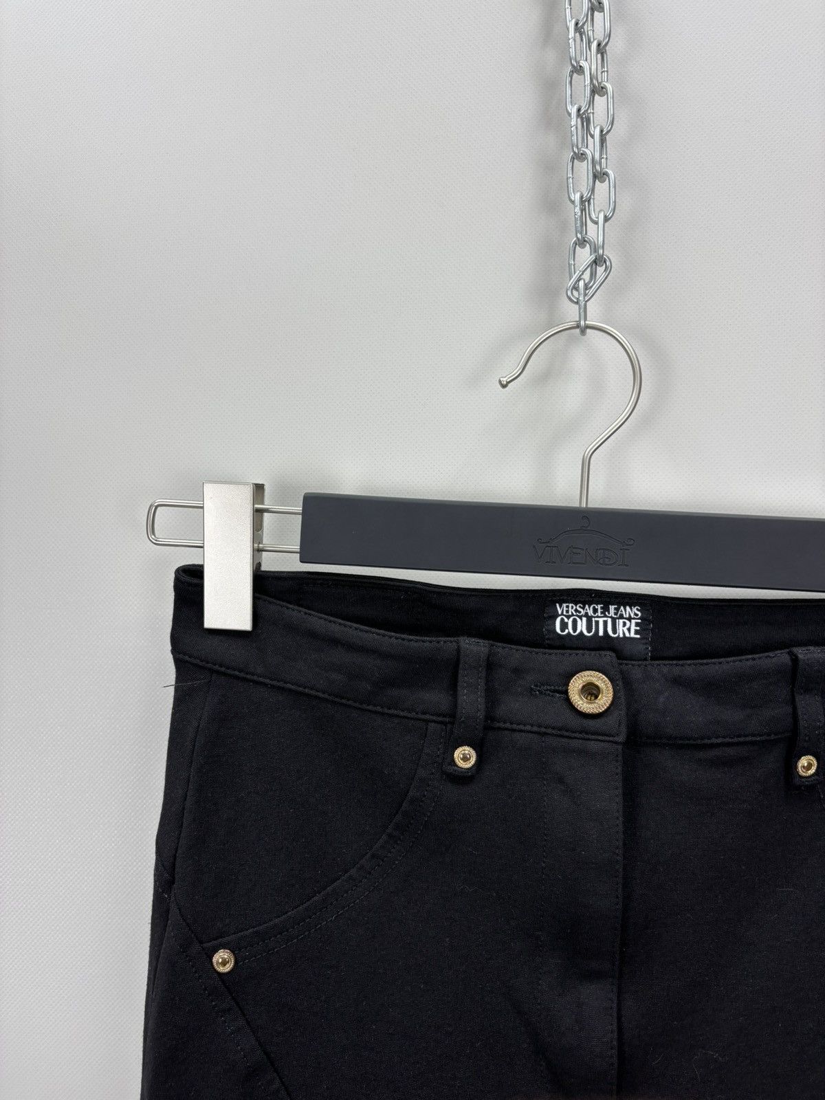 Versace Jeans Couture Womens pants Versace Jeans Couture Size XS/S Color Black Size 24" / US 00 / IT 34 - 3 Thumbnail