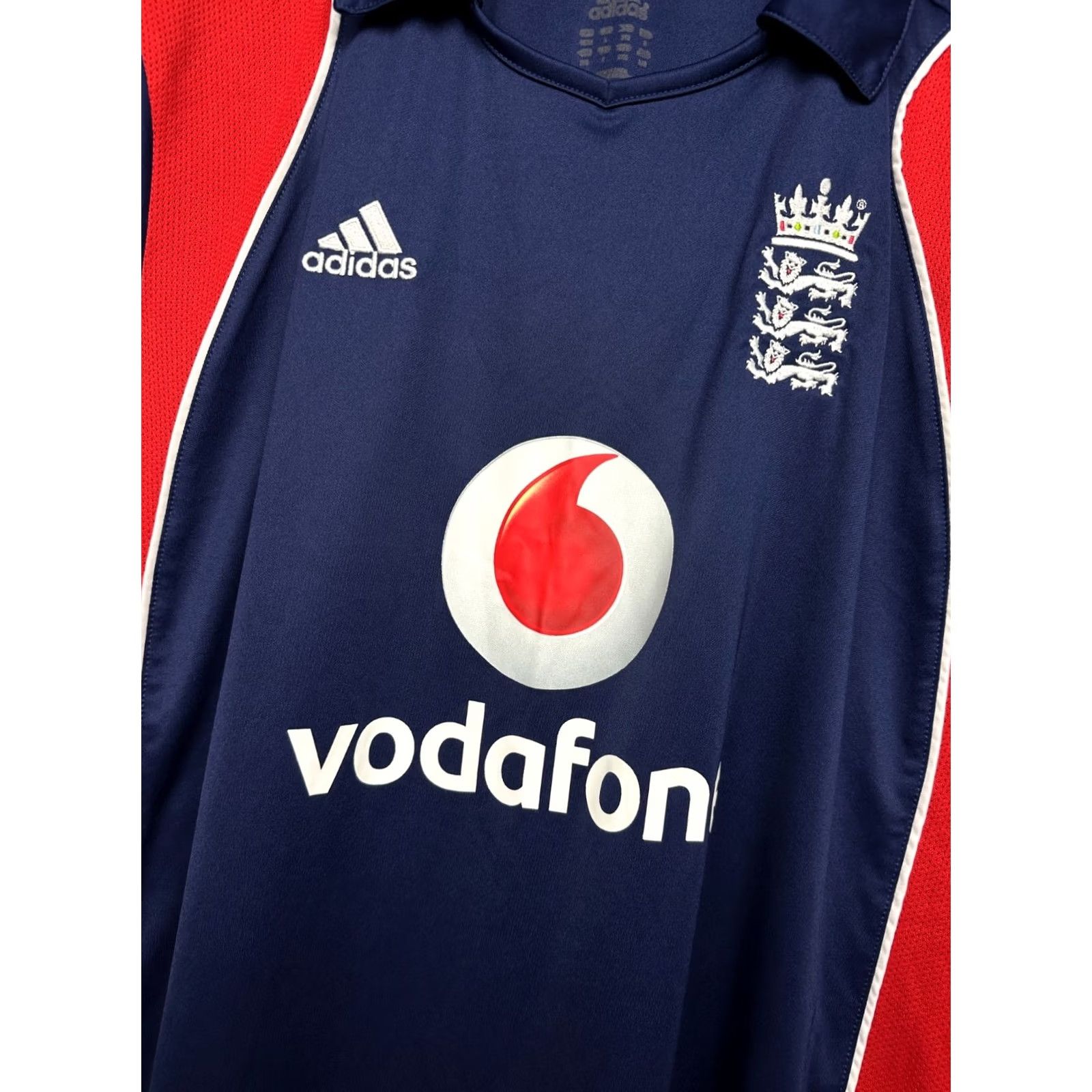 Adidas Adidas England Team Cricket Jersey Mens Shirt Vodafone Size M Blue Jersey Logo Sports Shirt Mens Size US M / EU 48-50 / 2 - 3 Thumbnail
