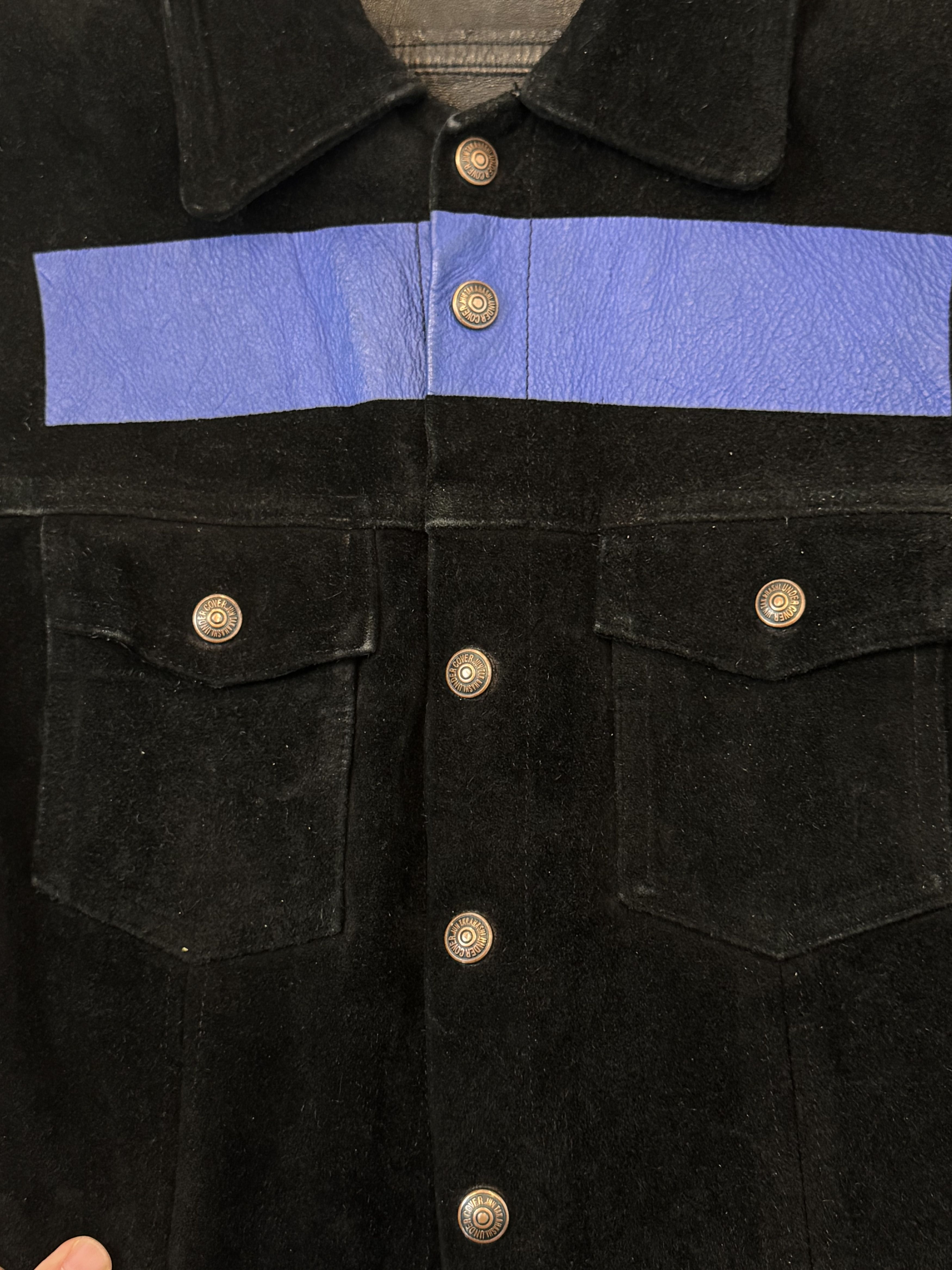 Undercover AW97 "Leaf" Suede Trucker Jacket Size US M / EU 48-50 / 2 - 4 Thumbnail