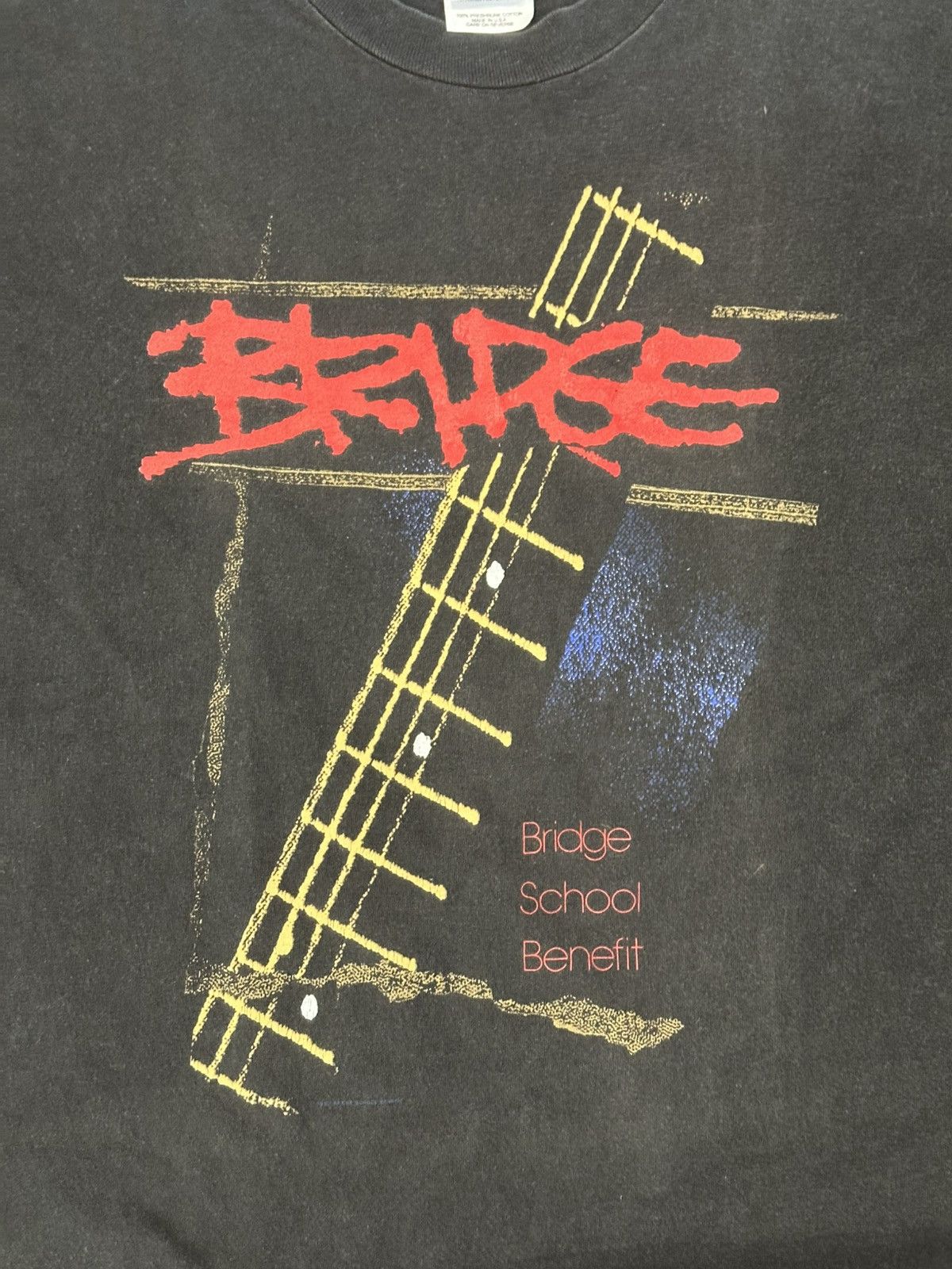 Band Tees Vintage 1994 Bridge School Benefit Concert Pearl Jam XL Size US XL / EU 56 / 4 - 2 Thumbnail