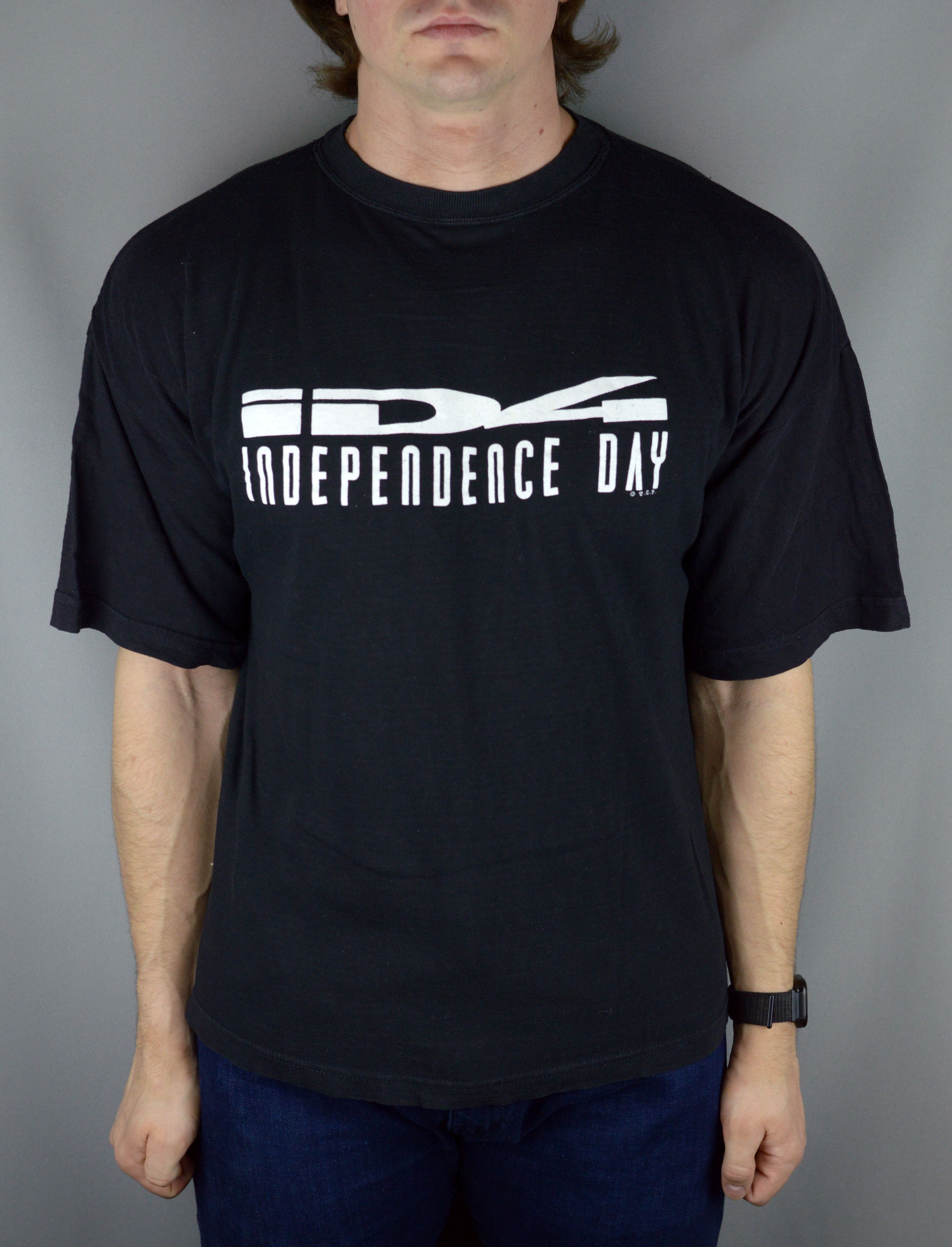 Vintage Vintage Independence Day 1996 t shirt Size US L / EU 52-54 / 3 - 1 Thumbnail
