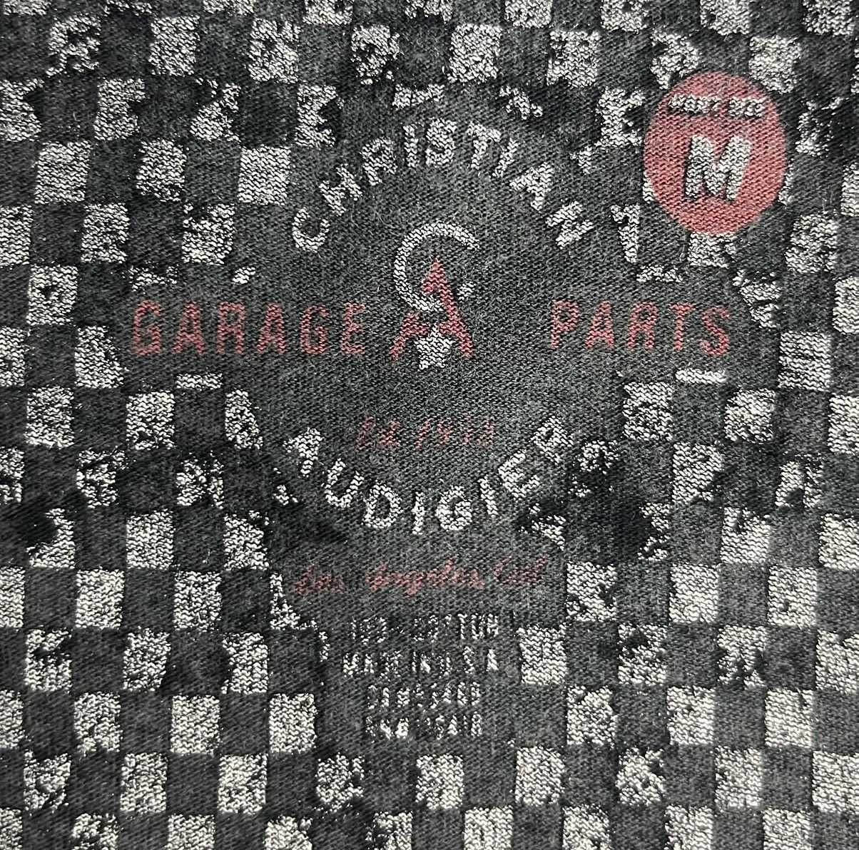 Christian Audigier × Vintage VINTAGE CHRISTIAN AUDIGIER GARAGE PARTS MADE IN USA SHIRT Size US M / EU 48-50 / 2 - 11 Thumbnail