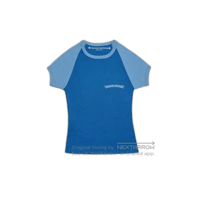 Chrome Hearts Chrome Hearts Klein Blue Baby T. Size S / US 4 / IT 40 - 1 Thumbnail