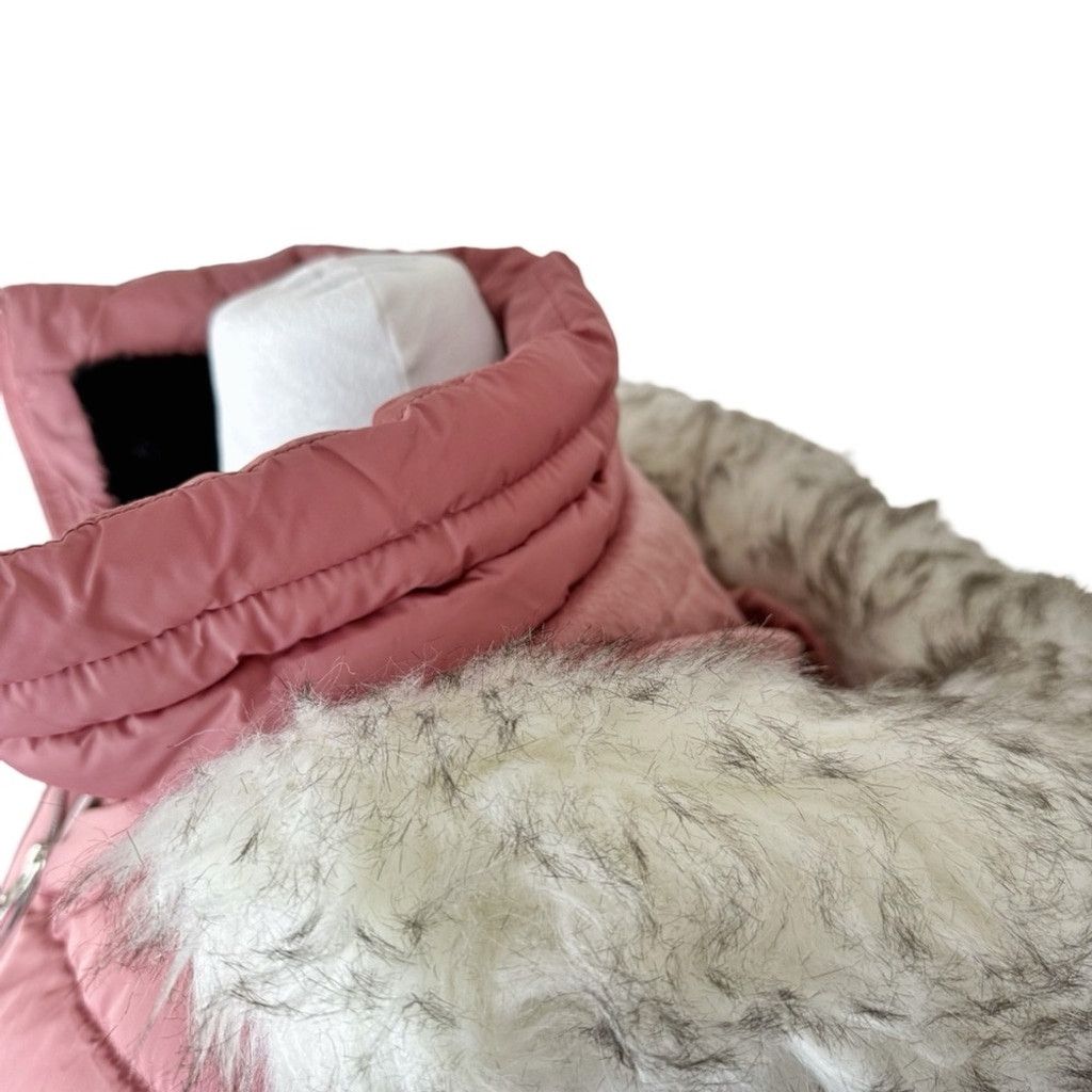 Other SPECIAL ONE INTERNATIONAL Women's Rose Gold Puffer Parka L Size L / US 10 / IT 46 - 4 Thumbnail