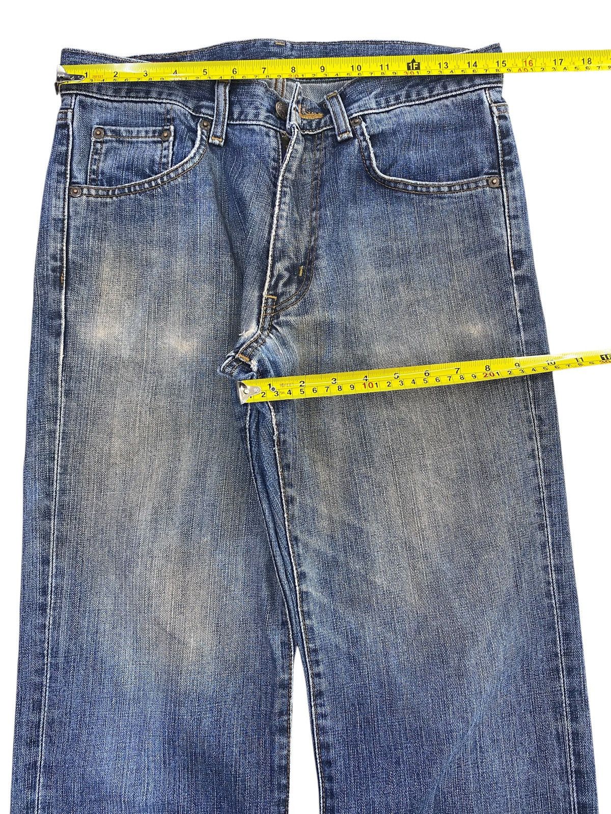 Edwin Vintage Edwin Acid Blue Wash Style Straight Cut Jeans Size US 30 / EU 46 - 5 Thumbnail