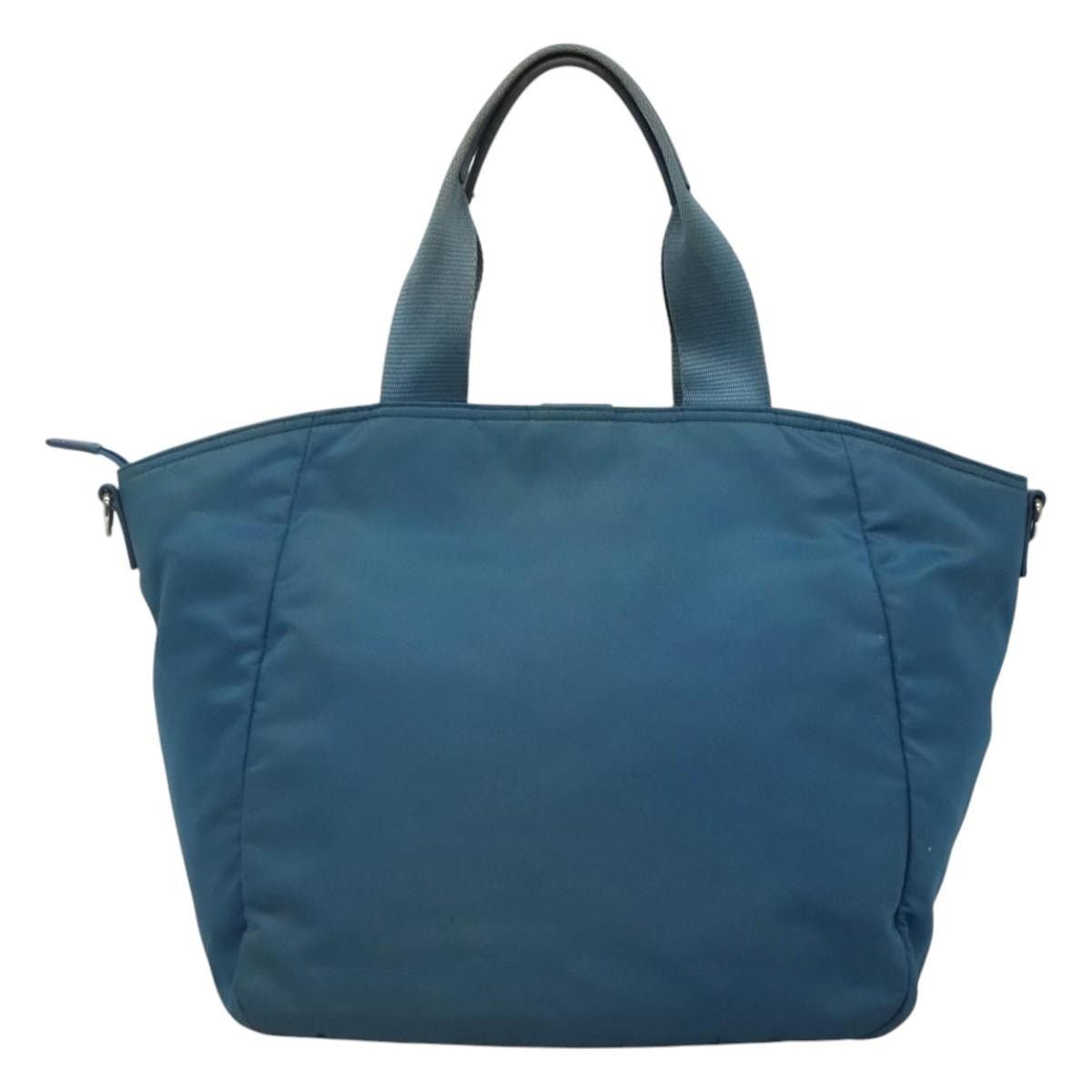 Prada PRADA Hand Bag Nylon Blue Size ONE SIZE - 3 Thumbnail