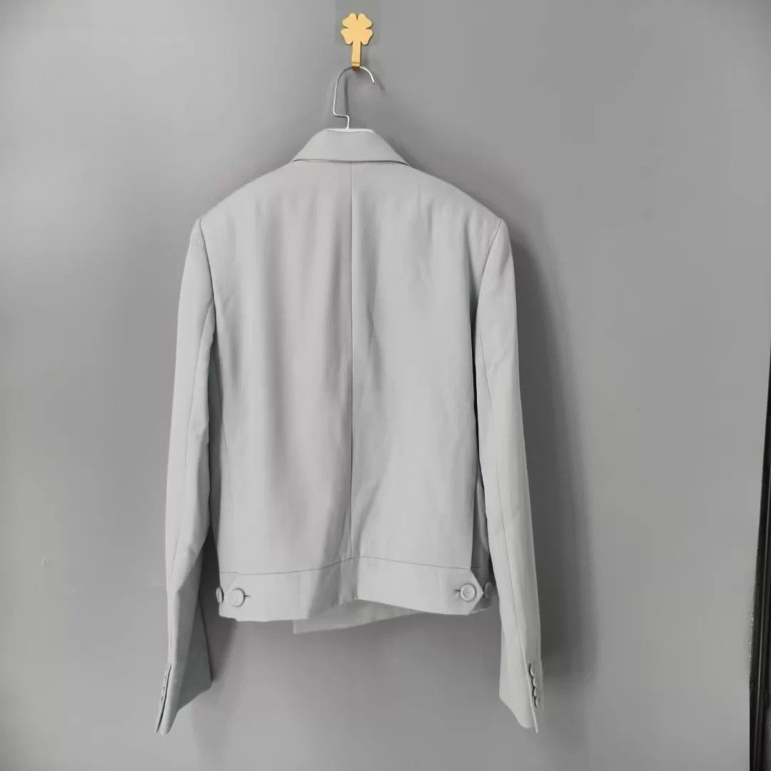 Dior DIOR Qblique Wool Blazer Men's Mint Green Karry Wang Size 50R - 1 Thumbnail