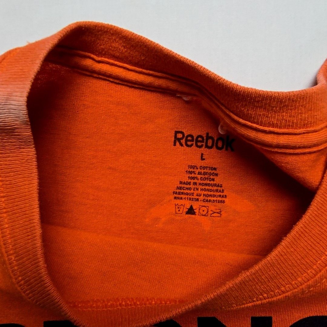 Reebok Broncos Tebow 15 Orange Graphic Tee NFL Football L Shirt Size US L / EU 52-54 / 3 - 11 Thumbnail