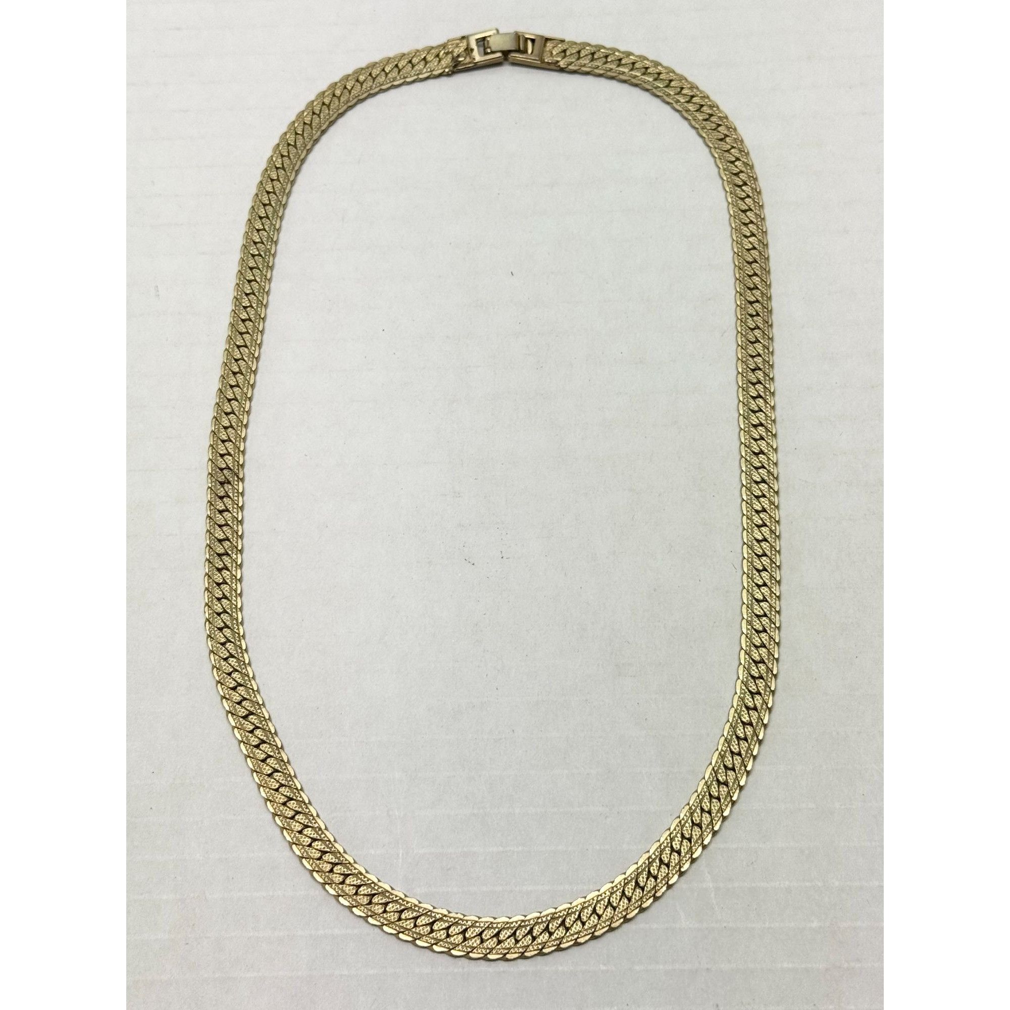 Vintage Vintage gold tone collar chain necklace Size ONE SIZE - 2 Thumbnail