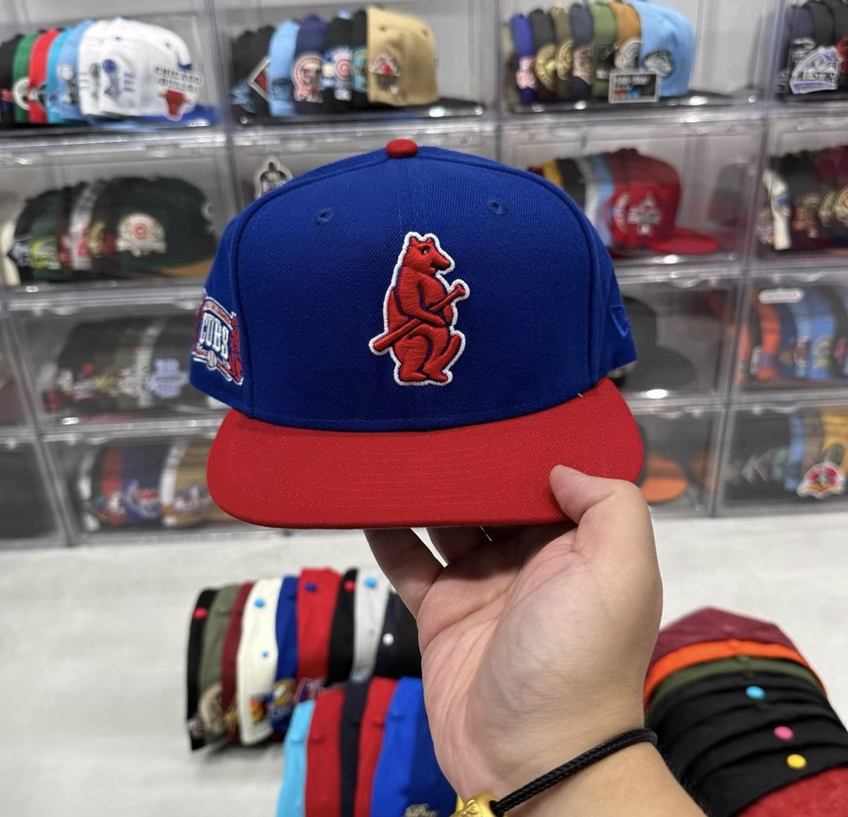 New Era New Era MLB Chicago Cubs Vintage Flat Brim Baseball Cap J32 Size ONE SIZE - 2 Thumbnail