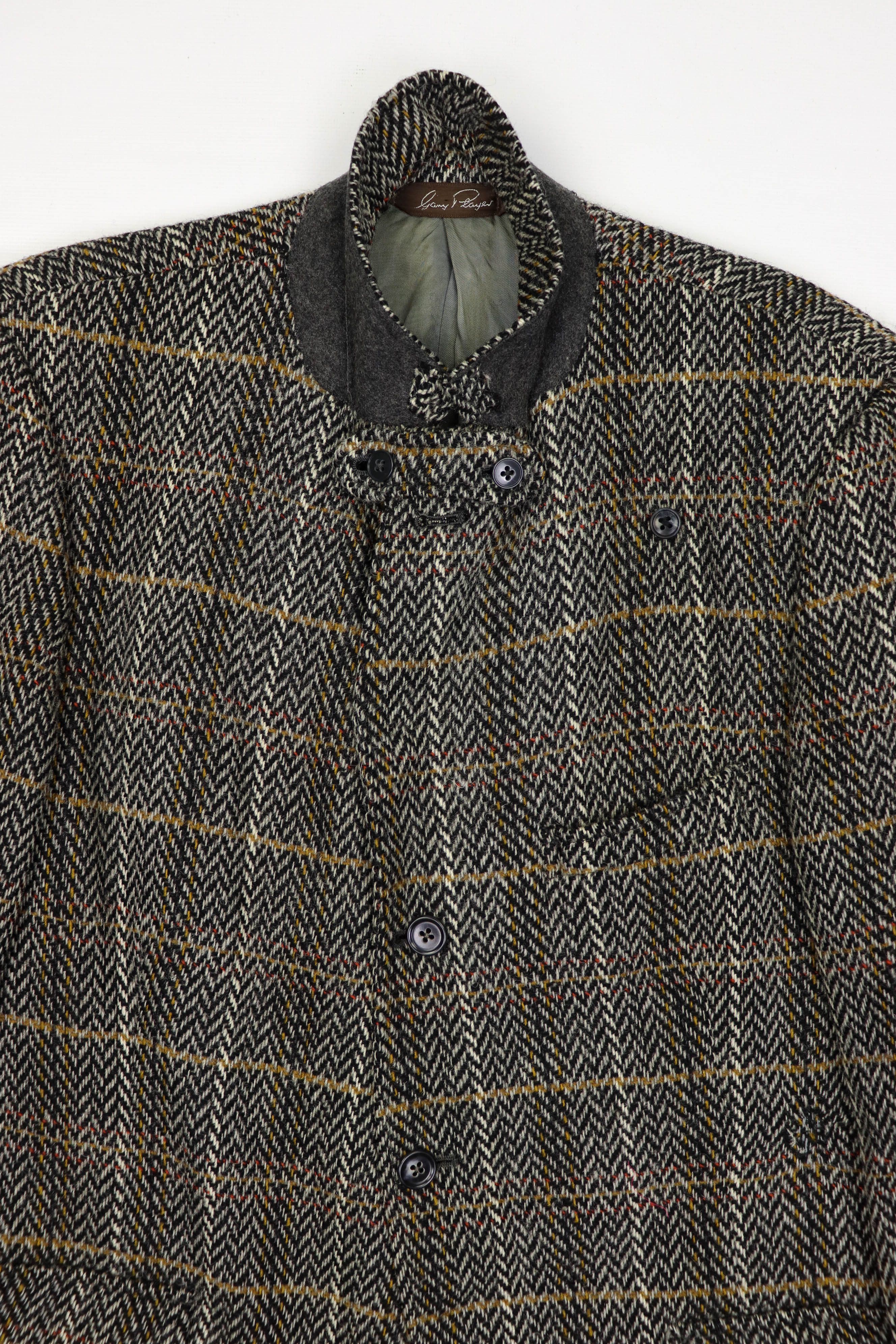 DAKS 80s Vintage DAKS Tartan Heavy Tweed Wool Sport Coat Blazer Size 40R - 10 Thumbnail