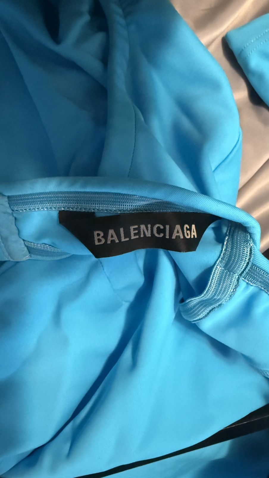Balenciaga Aqua Blue Balenciaga Gown 2023 Size M / US 6-8 / IT 42-44 - 11 Thumbnail