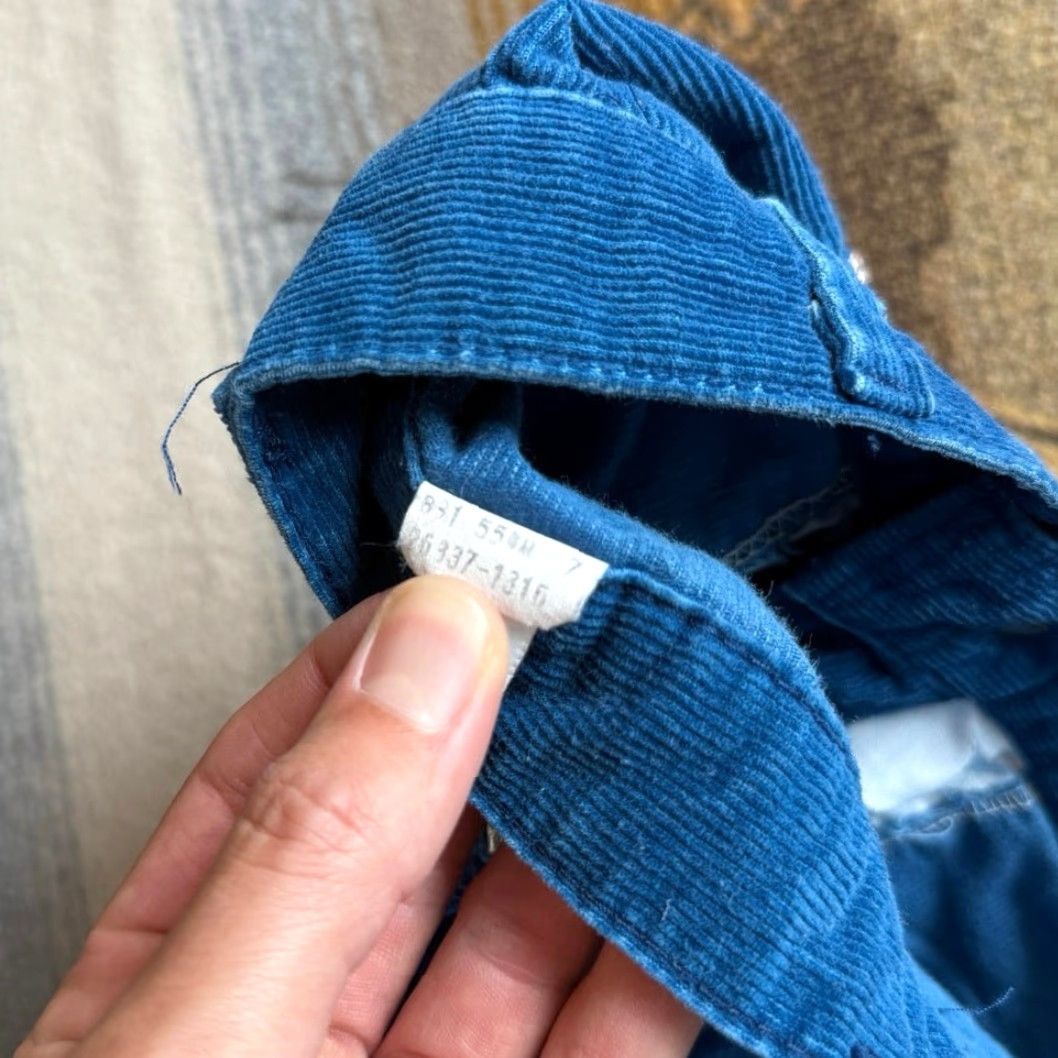 Levi's VINTAGE Levi's Women's Corduroy Pants Blue 25x31 Regular Inseam 31 80s 80s USA Corduroy Pants White Tab Rare Girls Womens Size 42" / US 20 - 6 Thumbnail