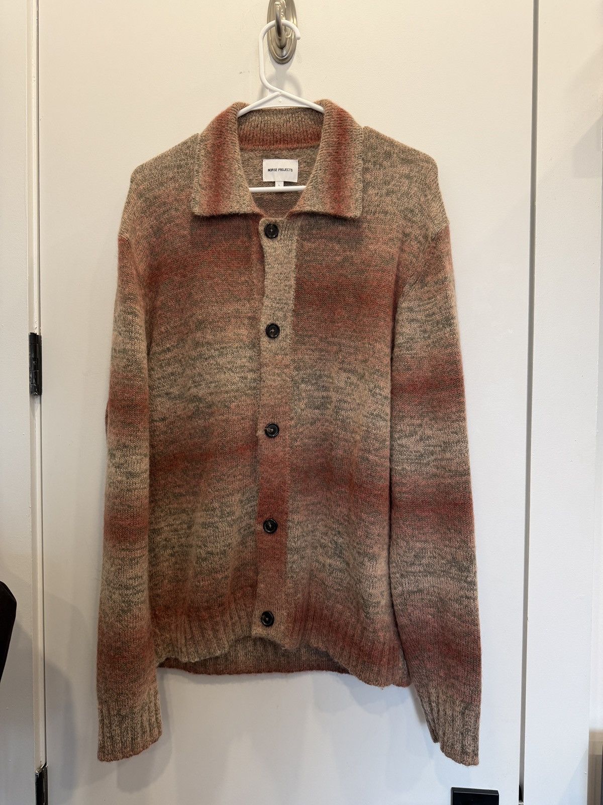 Norse Projects Norse Projects Erik Space Dye Alpaca Mohair Cotton Jacket Size US L / EU 52-54 / 3 - 1 Thumbnail