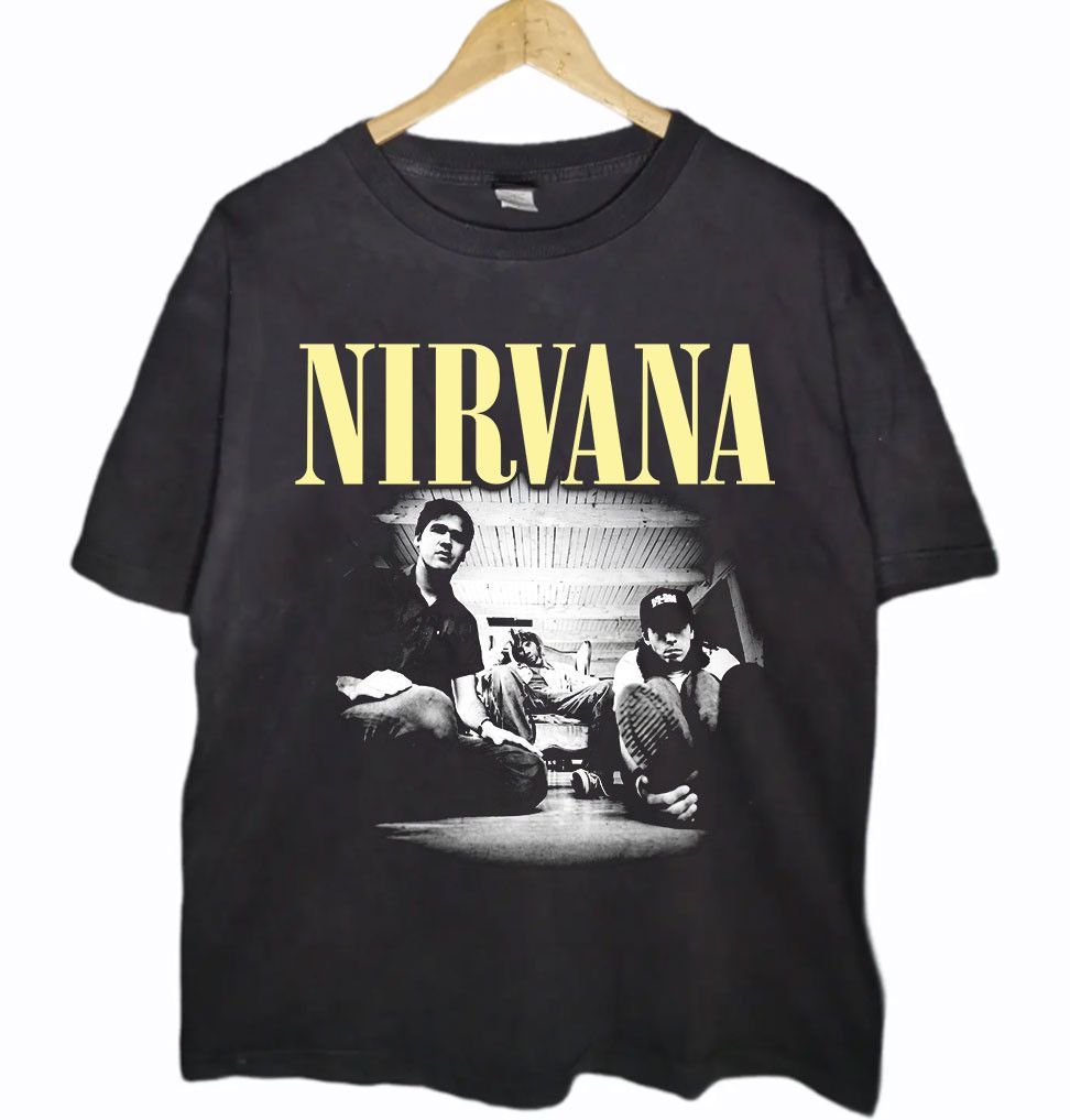 Nirvana Nirvana T-shirt Tee Shirt Nirvana Rock Band Tee T-shirt Size US XL / EU 56 / 4 - 1 Thumbnail