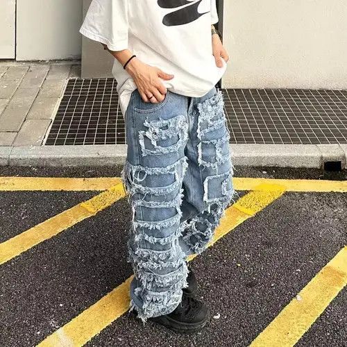 Straight Jeans Trousers