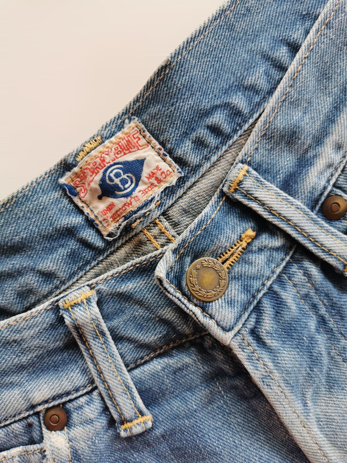 Pherrow's Pherrows Story Blue Selvedge Distressed Style Undercover Size US 28 / EU 44 - 11 Thumbnail