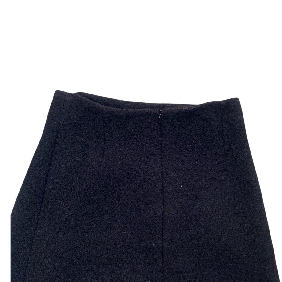 Dirk Van Saene Dirk Van Saene FW2007 Red Mohair Appliqué Skirt Size 26" / US 2 / IT 38 - 6 Thumbnail