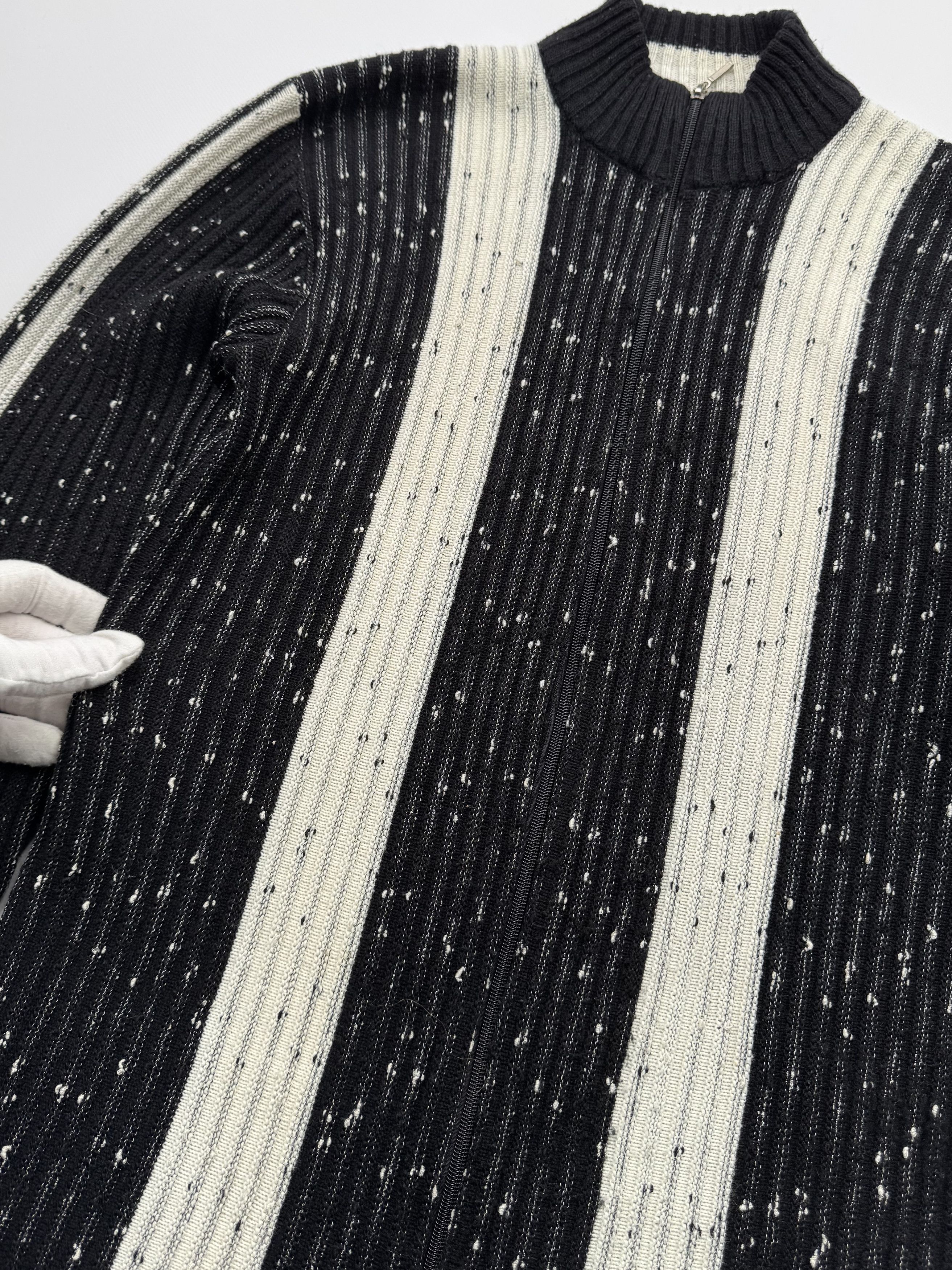 Vintage Vintage Ribbed Zipper Sweater B389(V365)E2 Size US S / EU 44-46 / 1 - 4 Thumbnail
