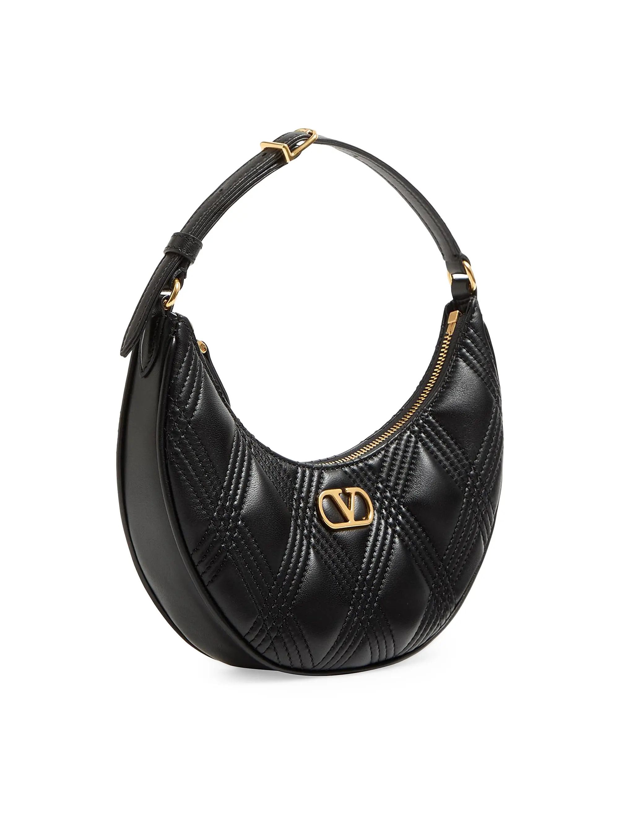 Valentino os11x0126 Size: OS / Quiltie Mini Shoulder Bag in Black Size ONE SIZE - 3 Thumbnail