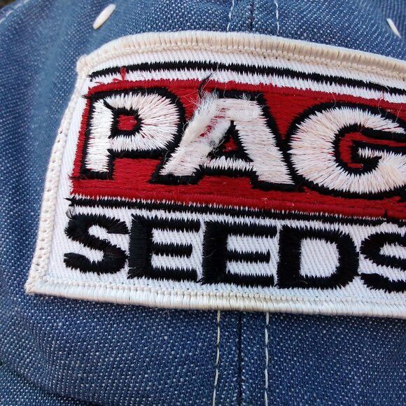 Swingster × Vintage Vintage Swingster PAG Seeds Denim Snap Back Hat Size ONE SIZE - 2 Thumbnail