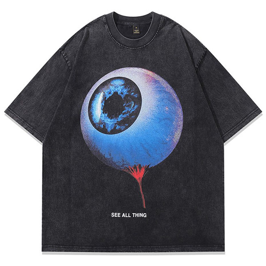 Japanese Brand × Vintage Eyes See All things Oversized Printed Vintage T Shirt Size US L / EU 52-54 / 3 - 1 Thumbnail