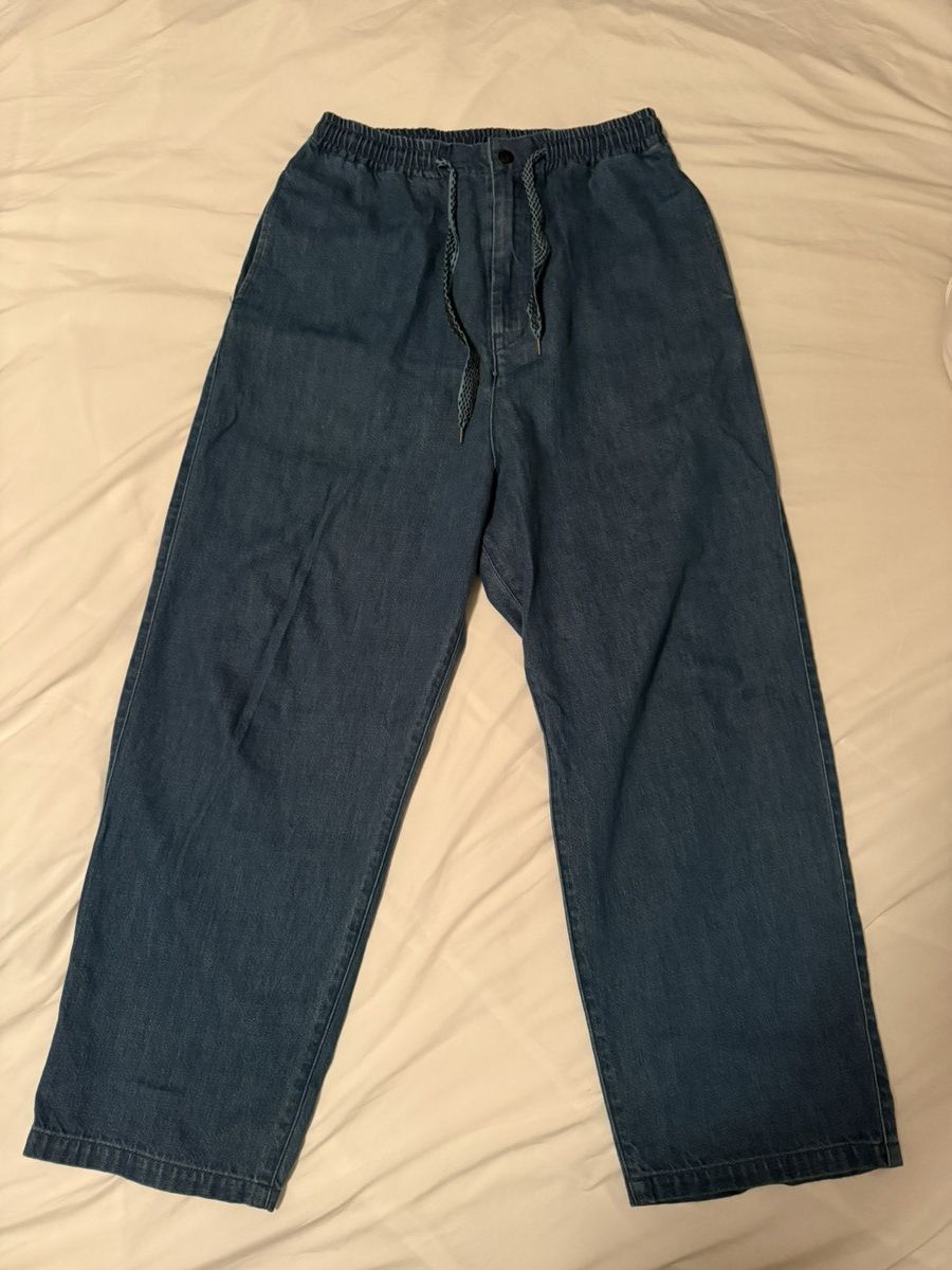 Kapital KAPITAL 11.5oz Denim Easy Pants Light Indigo Size 4 Size US 36 / EU 52 - 1 Thumbnail