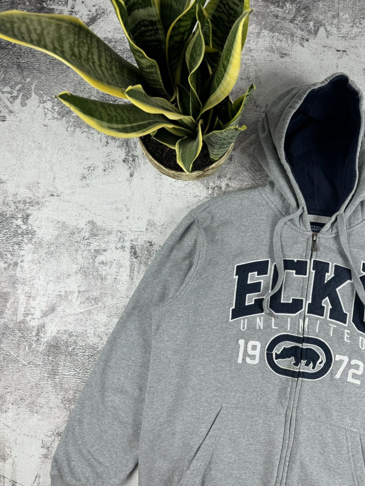 Ecko Unltd. Vintage Ecko Unltd Y2K Hip Hop Skateboarding Rap Zip Hoodie Size US L / EU 52-54 / 3 - 4 Thumbnail
