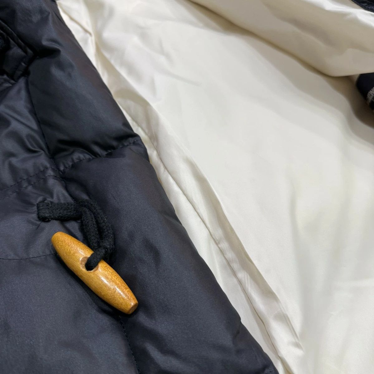 Comme des Garcons Homme Jacket Down Duffle Coat Hooded Toogle Button Plain Black Size US M / EU 48-50 / 2 - 4 Thumbnail