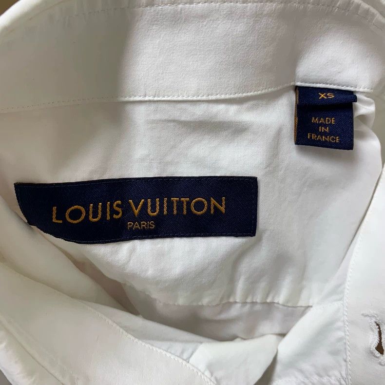 Louis Vuitton Louis Vuitton White long-sleeved shirt Size US XS / EU 42 / 0 - 3 Thumbnail