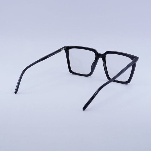 Saint Laurent Paris Saint Laurent SL474 006 Sunglasses Shiny Black Square Frame Size ONE SIZE - 10 Thumbnail