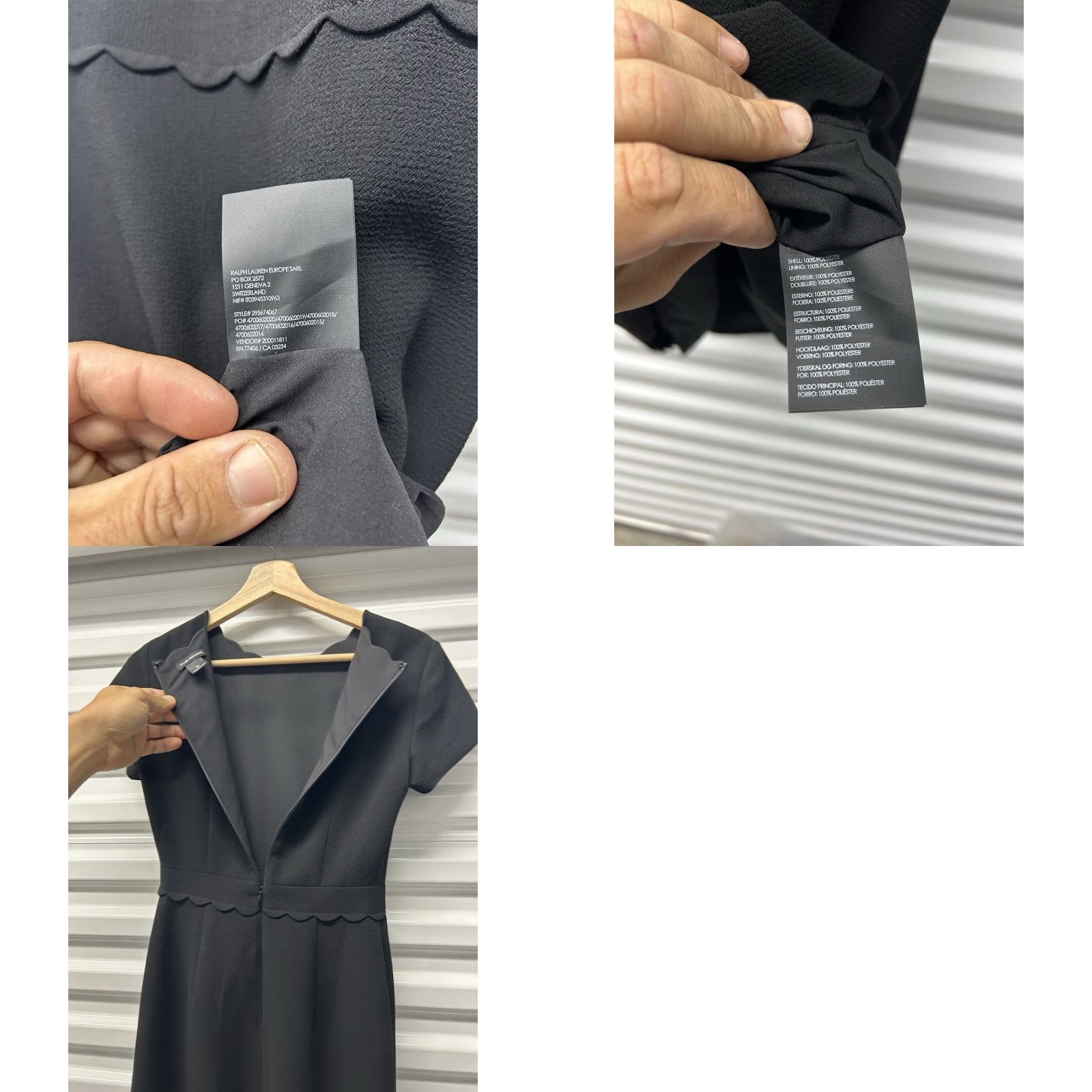 Club Monaco Club Monaco Women’s Black ZipUp Sheath Dress 00 Mini Above Knee Flutter Short Sleeve Round Neck Formal Party Wedding Size XXS / US 00 / IT 34 - 8 Thumbnail