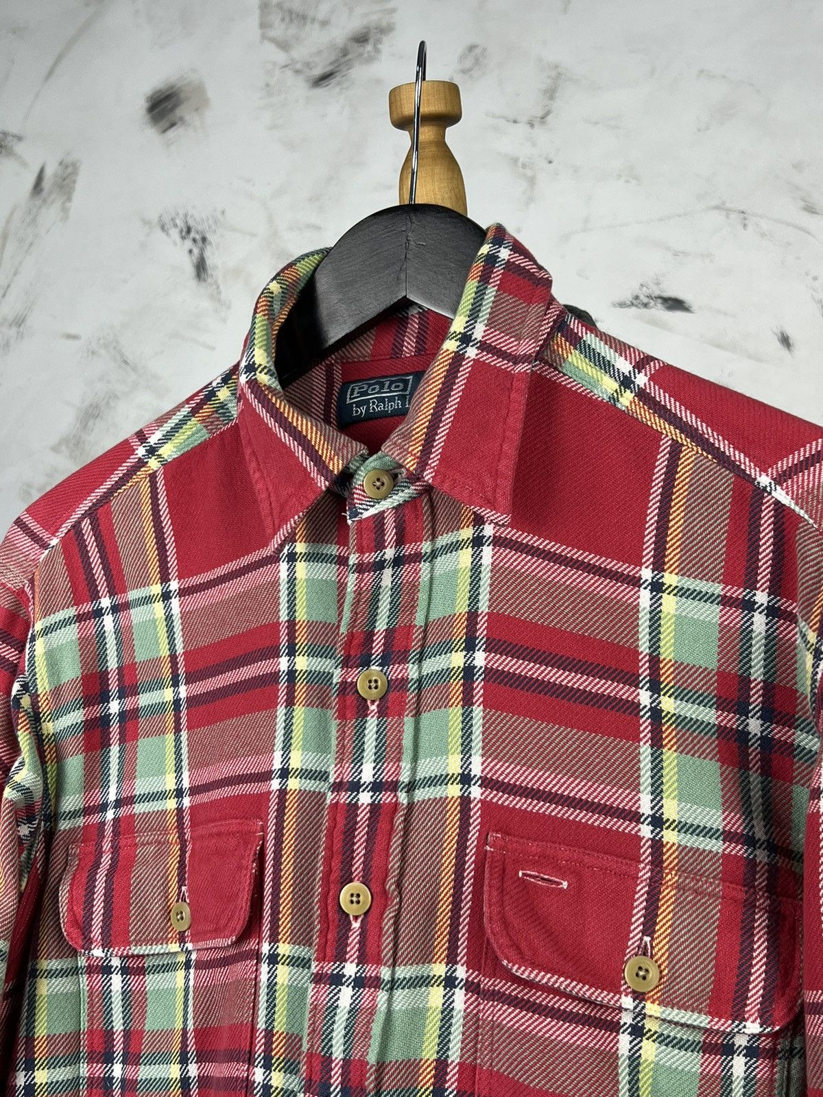 Polo Ralph Lauren Vintage Polo Ralph Lauren Plaid Flannel Shirt Size S - M Size US S / EU 44-46 / 1 - 4 Thumbnail