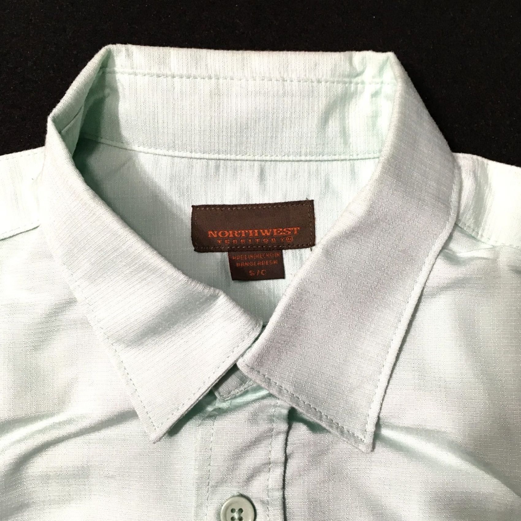Vintage Northwest Territory Shirt Mens Medium Long Sleeve Button Up Shine Lime Green Size US M / EU 48-50 / 2 - 2 Thumbnail