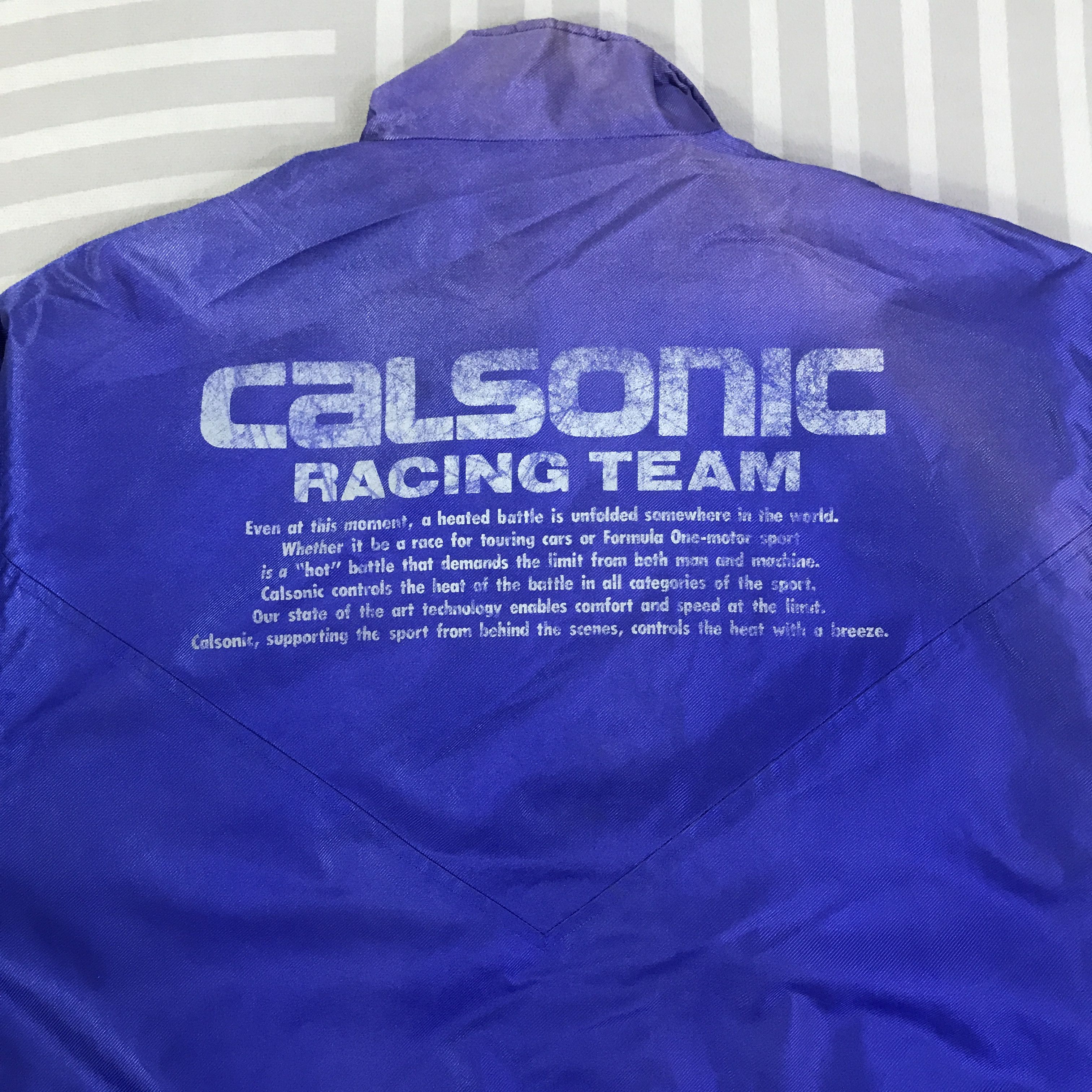 Japanese Brand Vintage Calsonic Nissan Racing Team Faded Jacket K126B5 Size US L / EU 52-54 / 3 - 2 Thumbnail