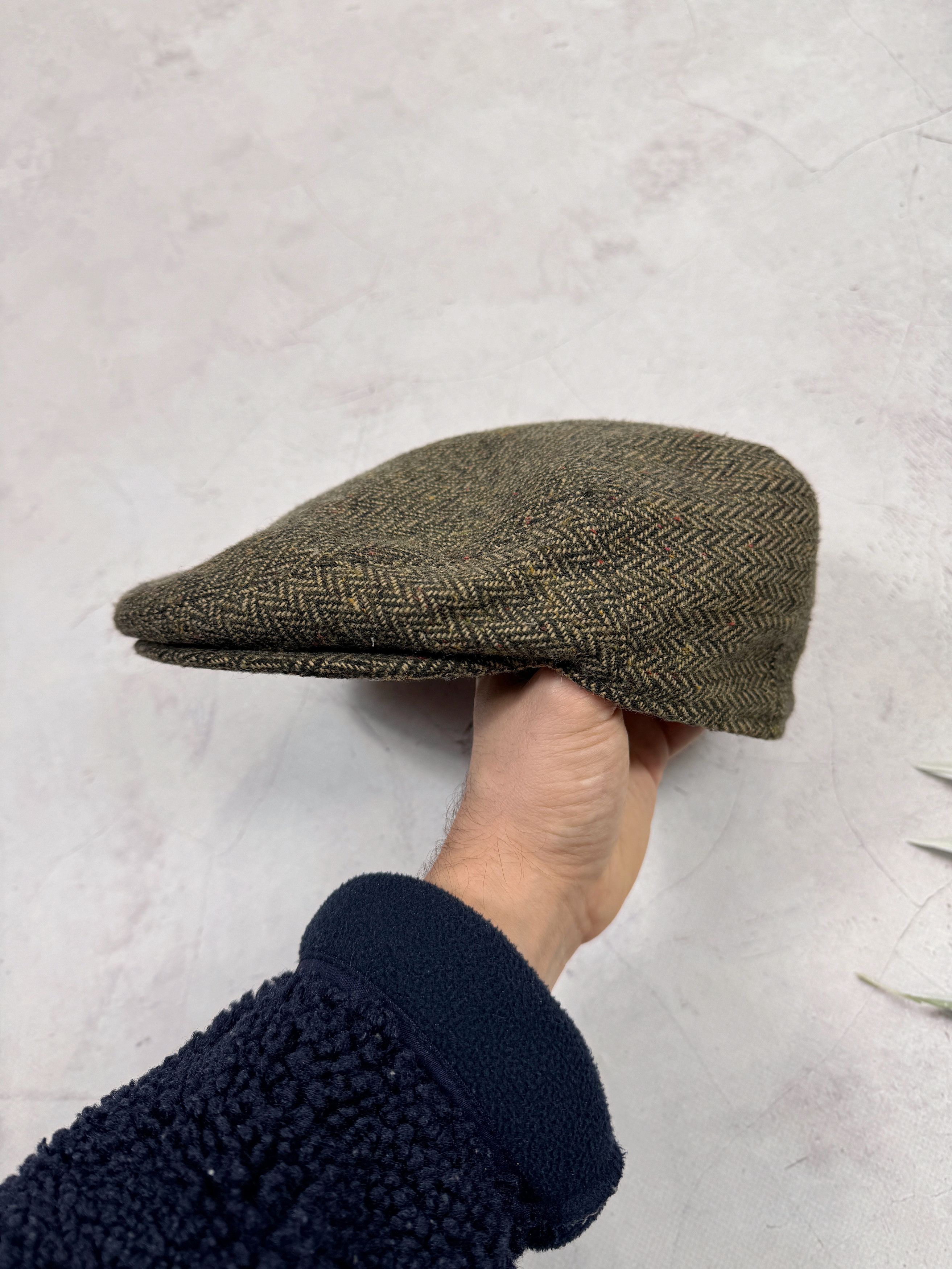 Barbour × Vintage Barbour Tweed Flat Cap Size ONE SIZE - 1 Thumbnail