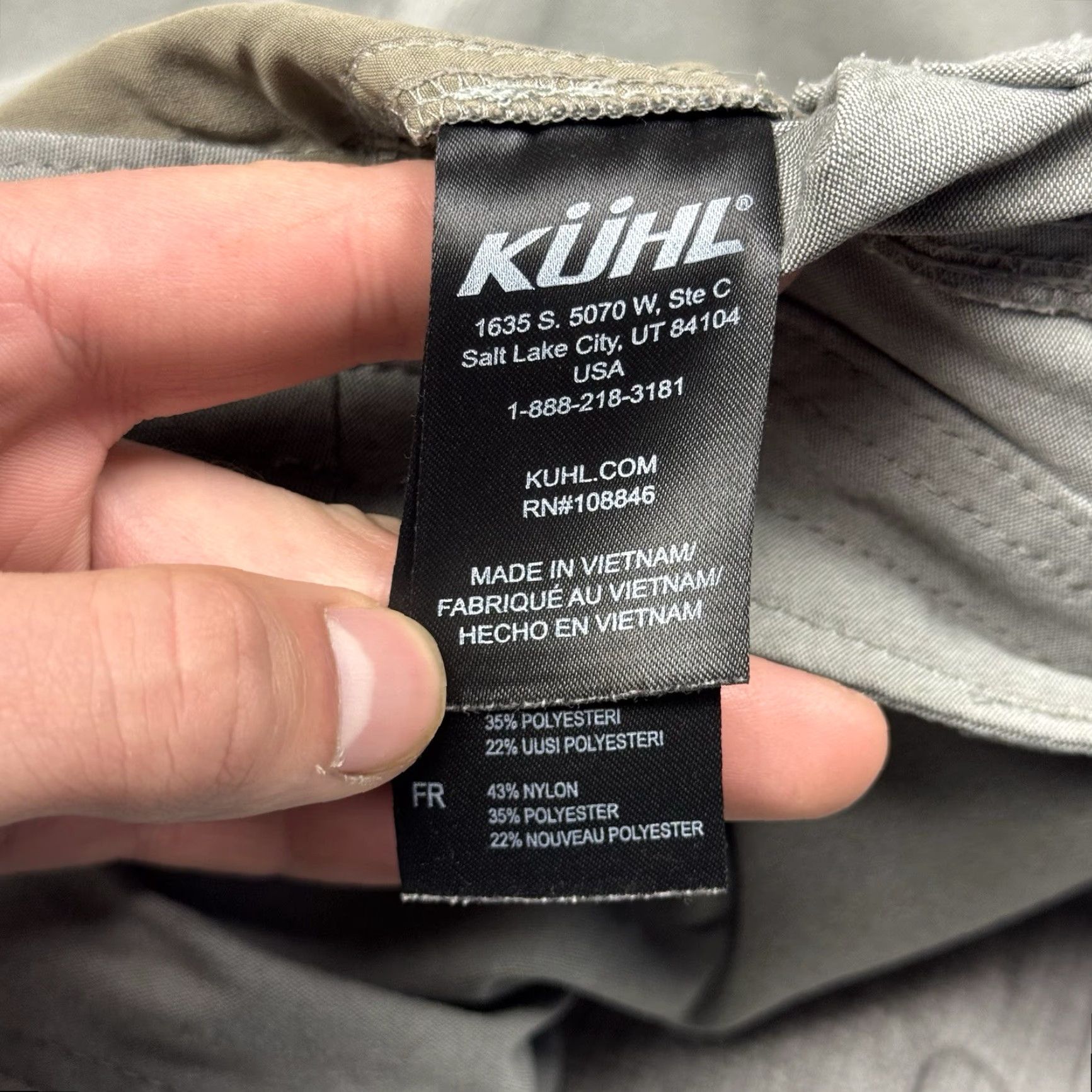 Vintage WOMENS KUHL TREKR KAPRI LIGHTWEIGHT STRETCH HIKING PANTS GRAY ZIP POCKET 4 KD? Size 27" / US 4 / IT 40 - 5 Thumbnail
