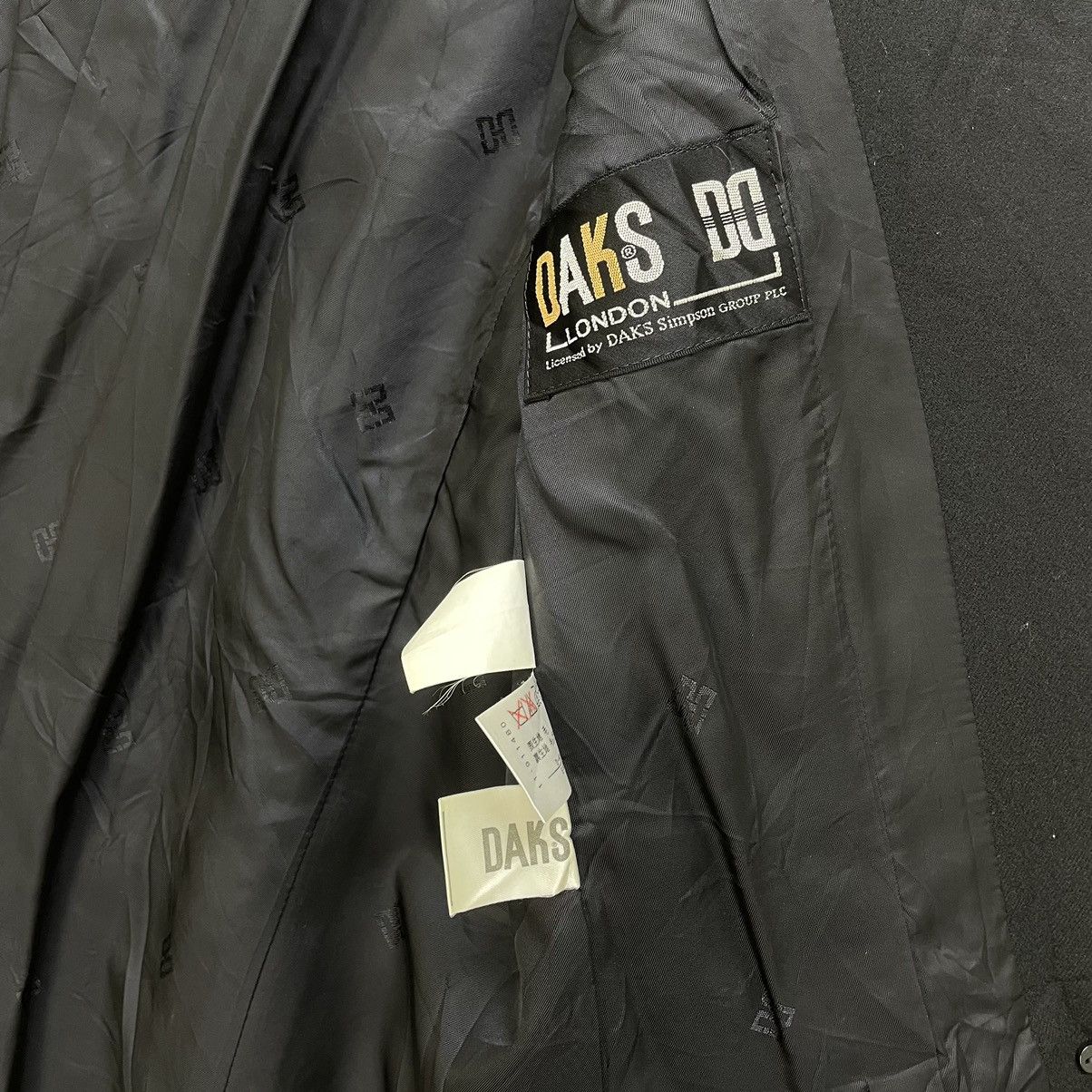 DAKS × Designer Daks London All Black Double Collar Jacket Size US M / EU 48-50 / 2 - 5 Thumbnail