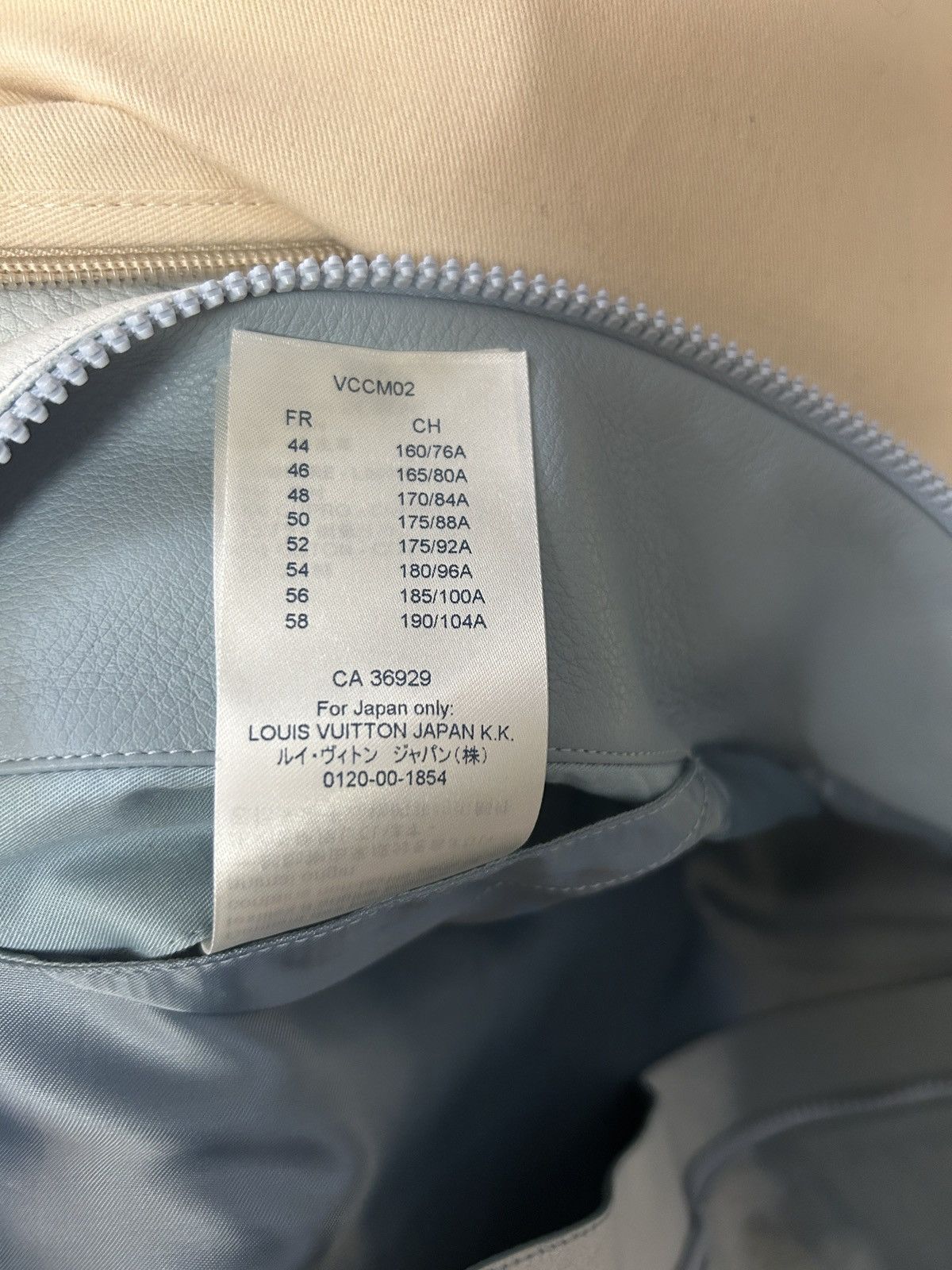 Louis Vuitton Louis Vuitton Cloud Leather Blue Bomber Size US XL / EU 56 / 4 - 5 Thumbnail